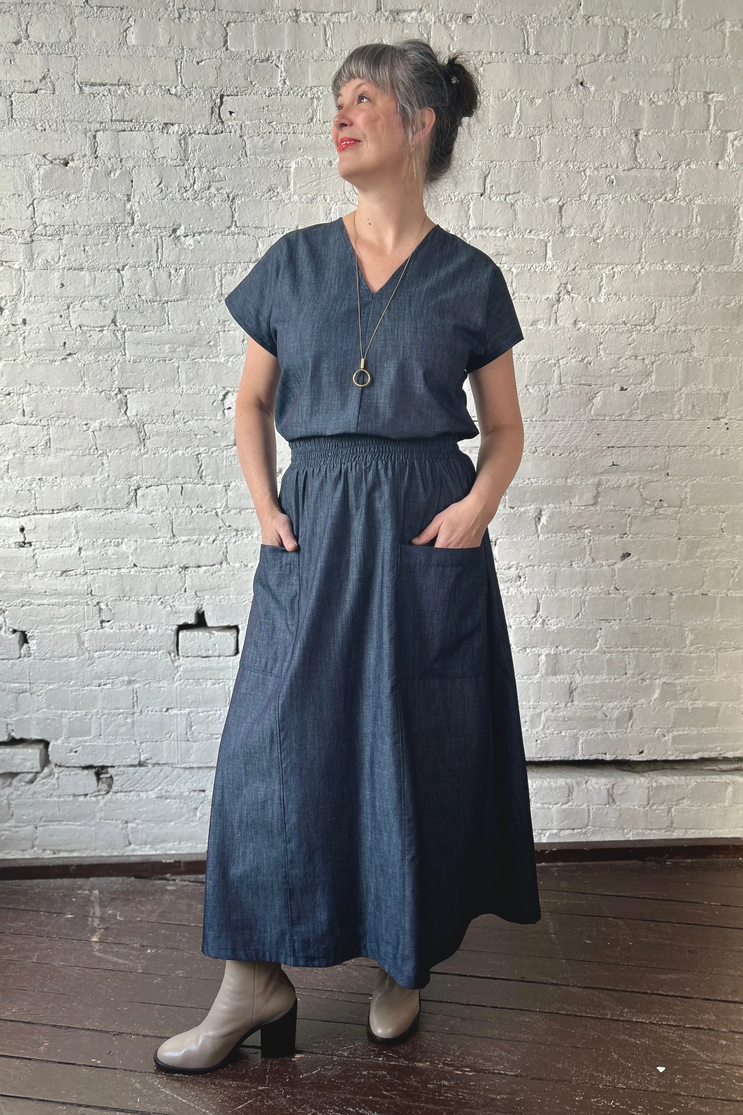 Final Sale Alice Blouse - Denim sold by Smoking Lily product image thumbnail 3