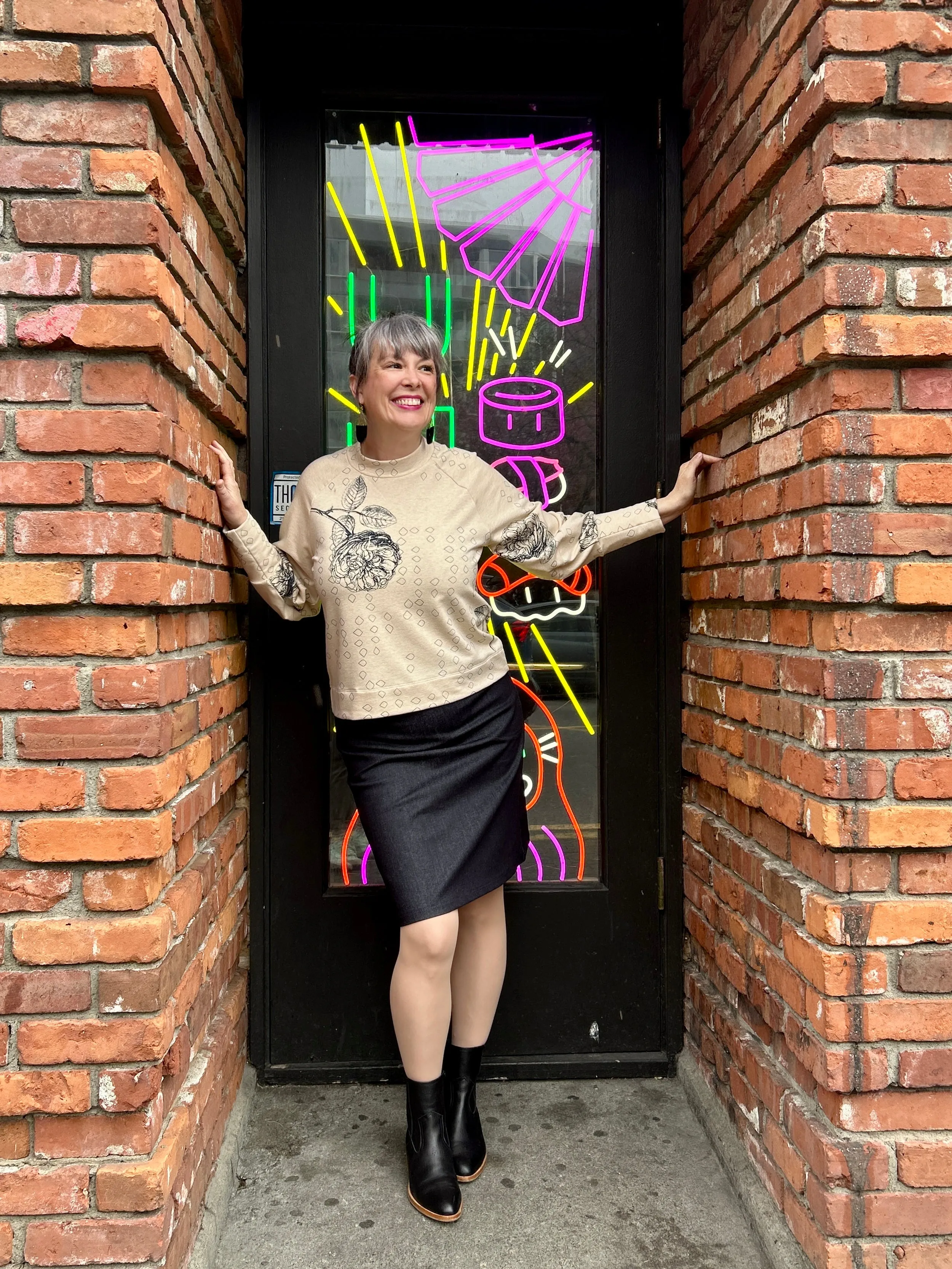 Final Sale Fundra Sweatshirt - Almond sold by Smoking Lily product image thumbnail 2