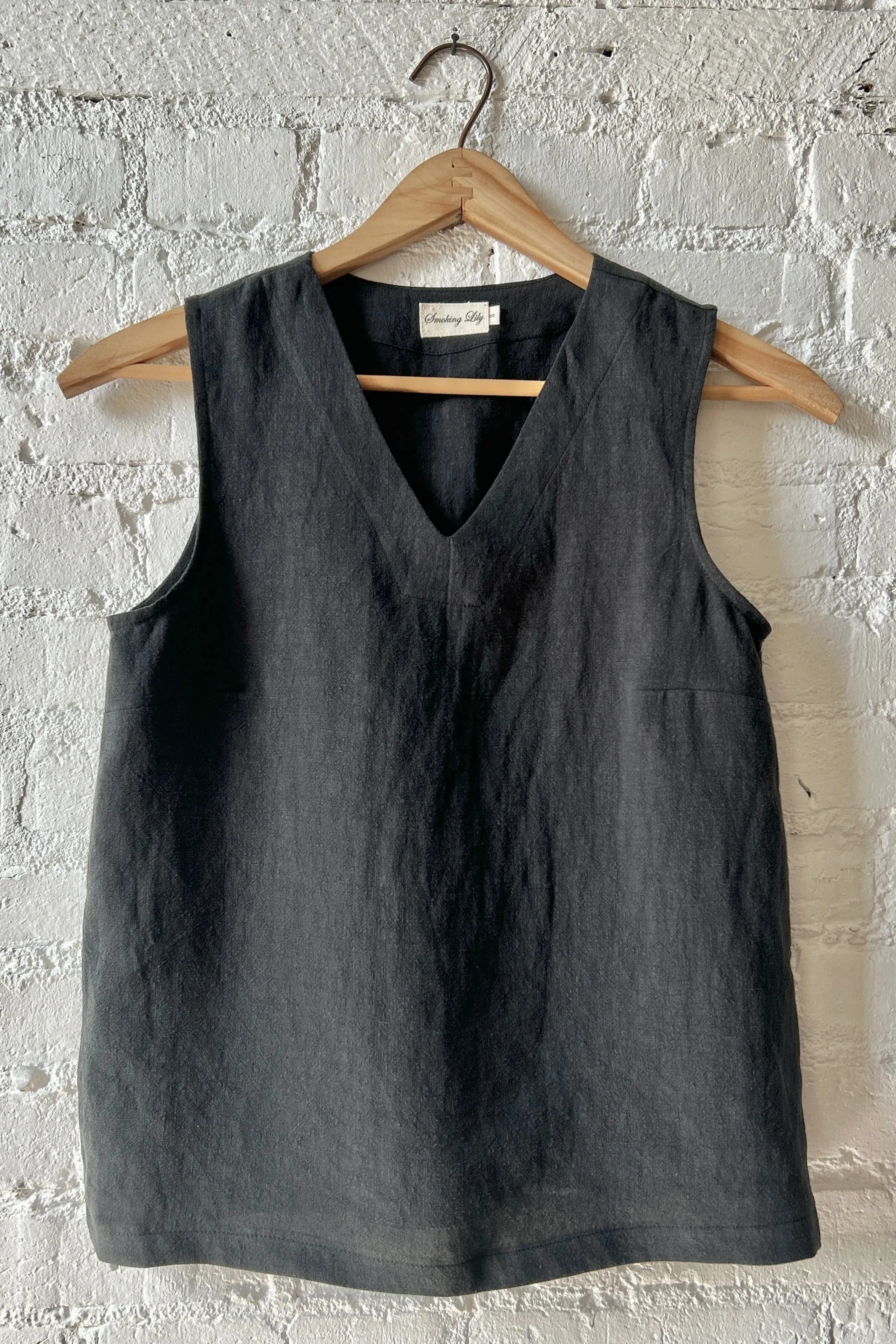 V-Neck Tank Black sold by Smoking Lily product image thumbnail 3