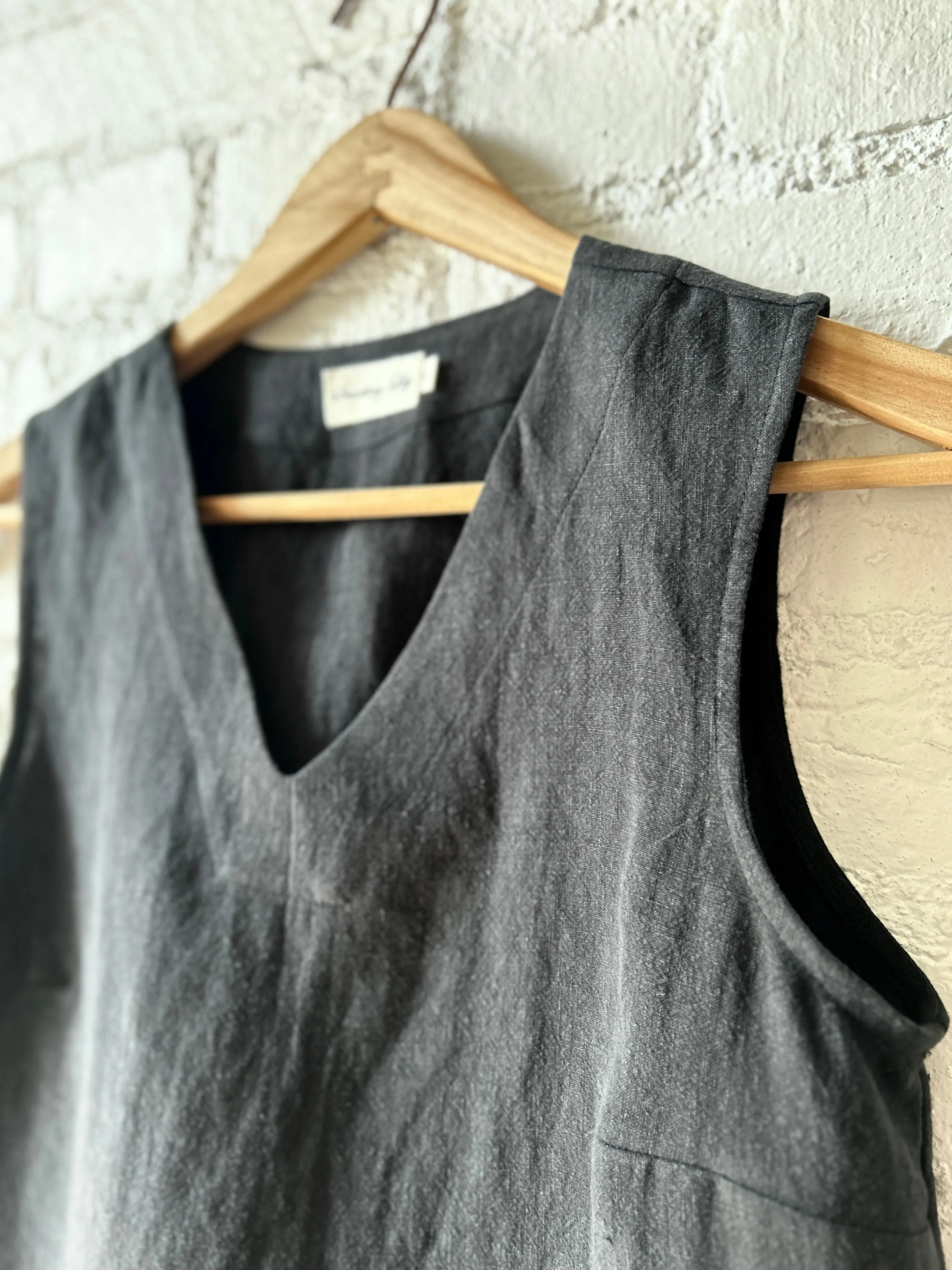 V-Neck Tank Black sold by Smoking Lily product image thumbnail 5