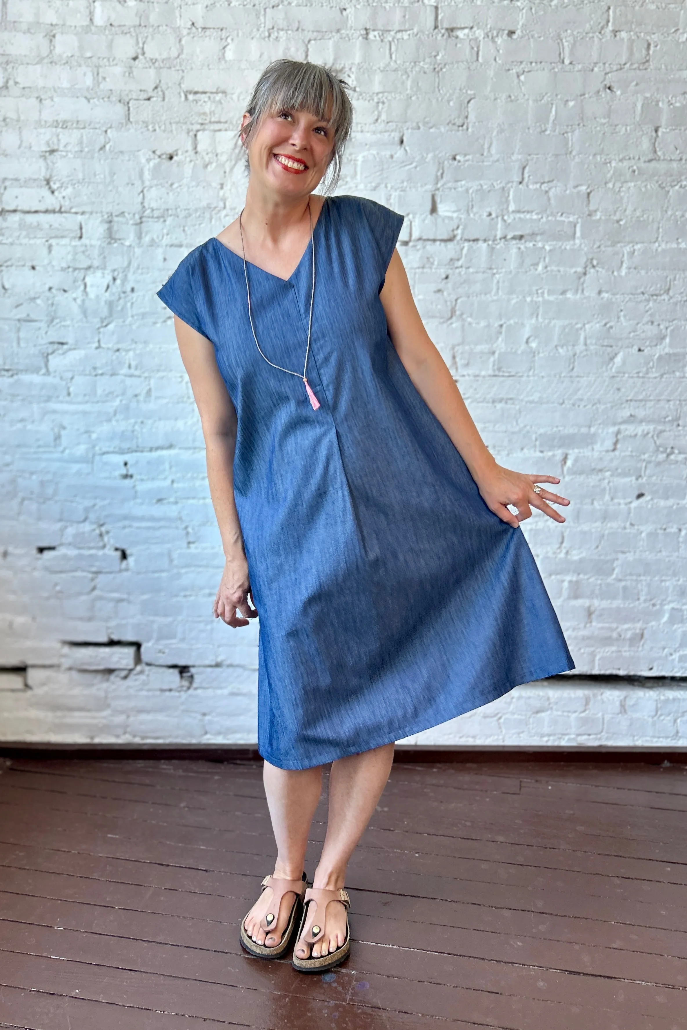 Shelter Dress - Denim sold by Smoking Lily product image thumbnail 2