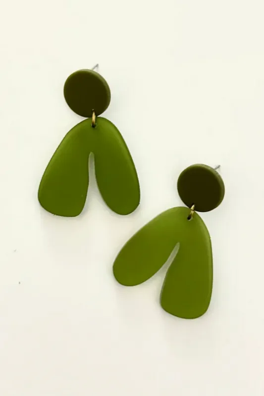 Darlings of Denmark Earrings Lotta Mini-Moss sold by Smoking Lily