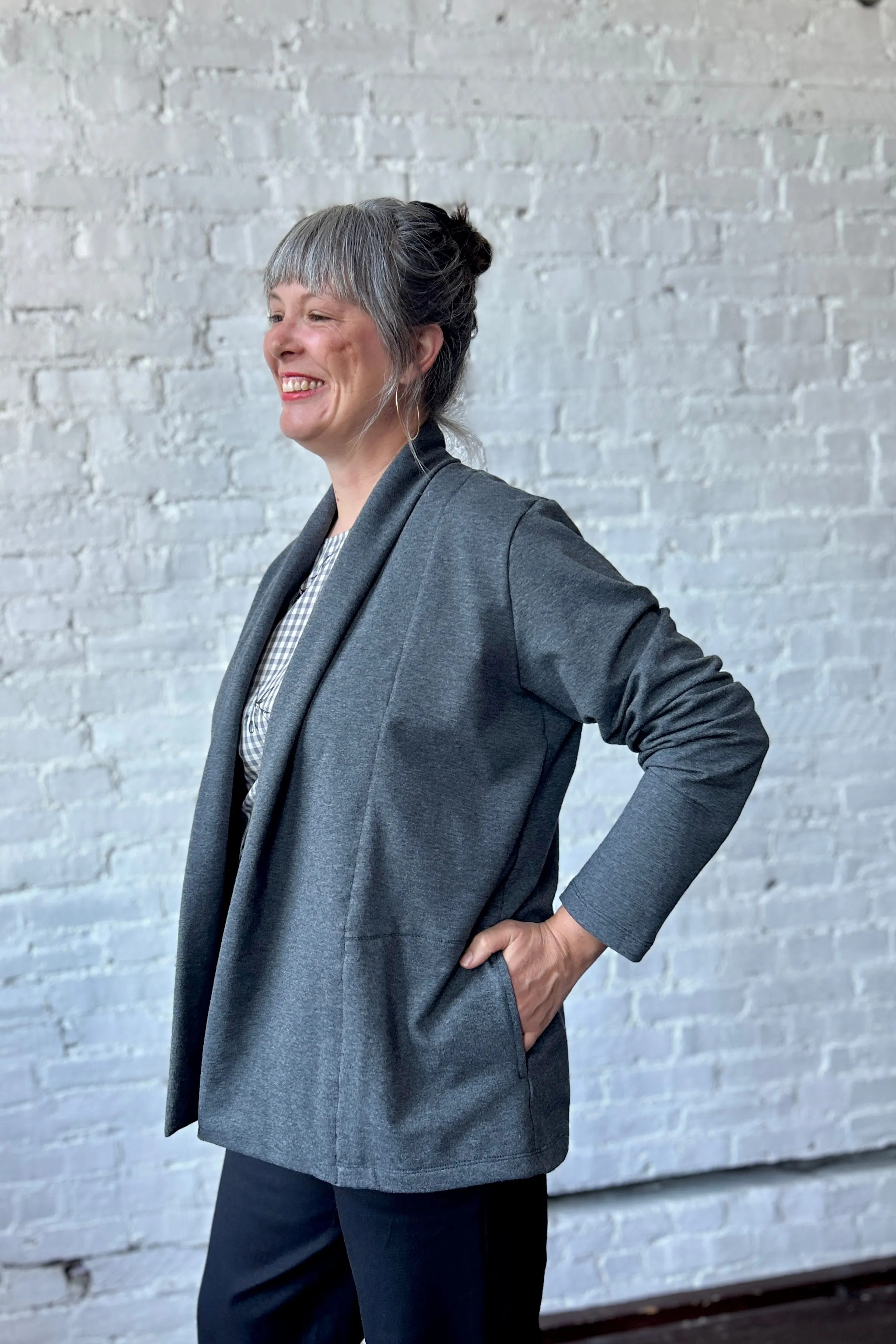 Final Sale Fox Cardigan - Grey sold by Smoking Lily product image thumbnail 3
