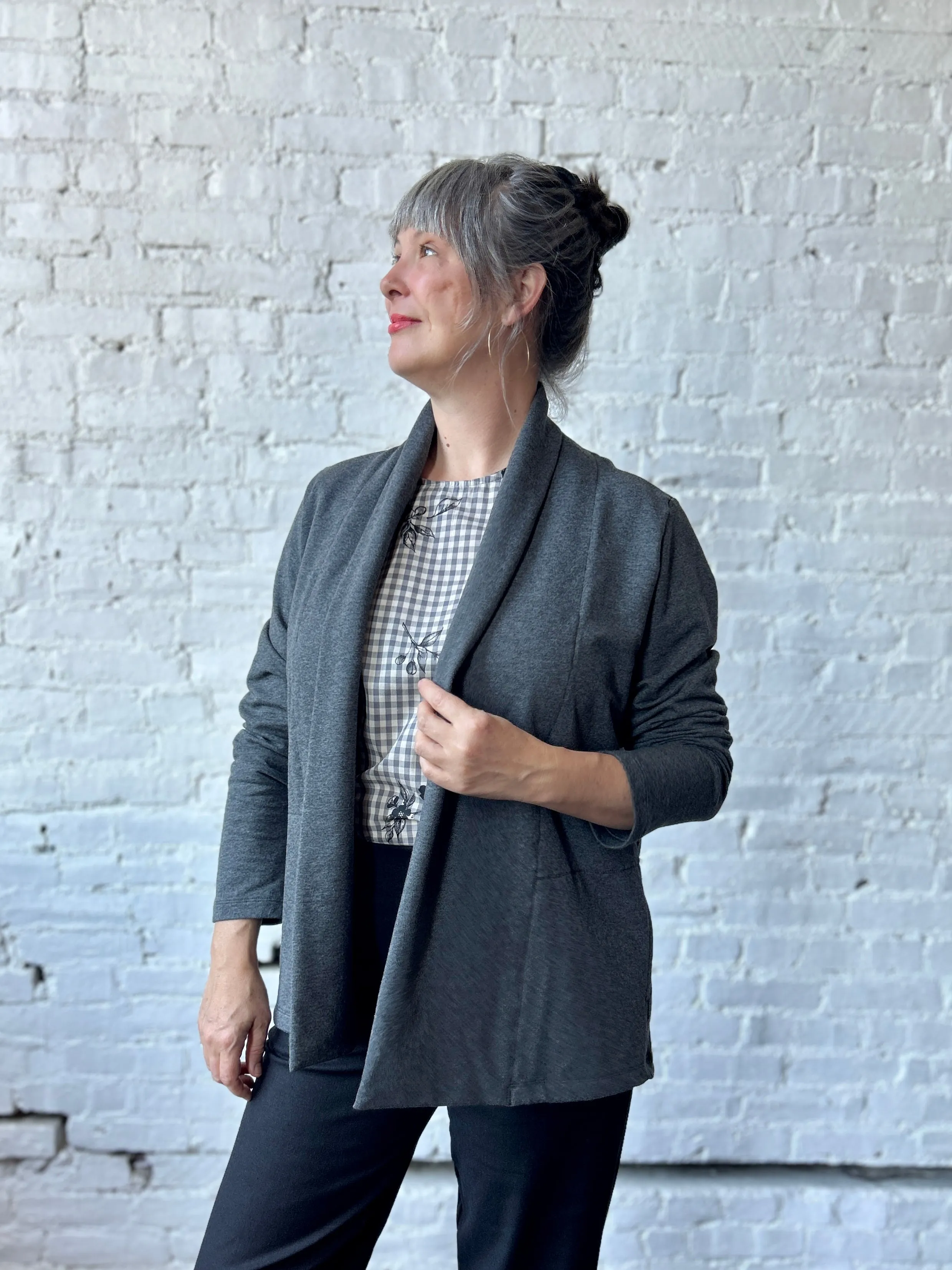 Final Sale Fox Cardigan - Grey sold by Smoking Lily product image thumbnail 2