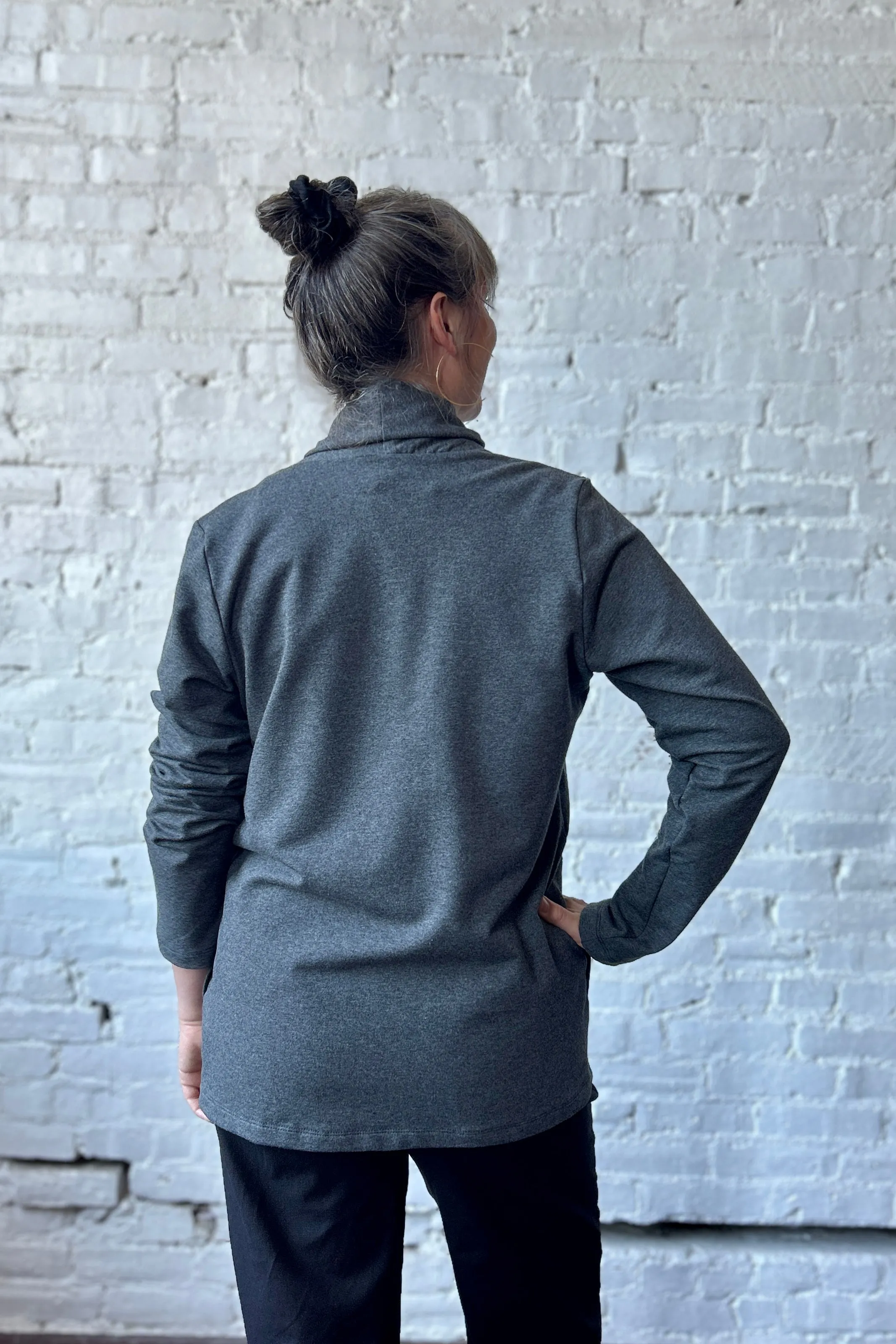 Final Sale Fox Cardigan - Grey sold by Smoking Lily product image thumbnail 4