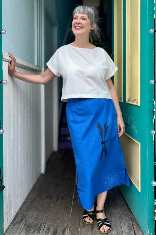 Final Sale Narrows Skirt - Sapphire sold by Smoking Lily