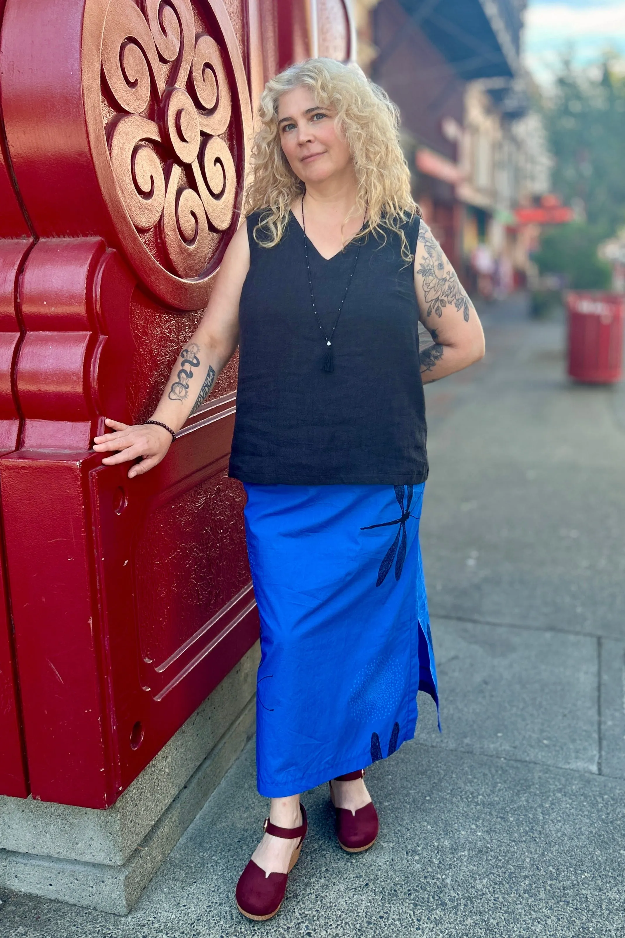 Final Sale Narrows Skirt - Sapphire sold by Smoking Lily product image thumbnail 3