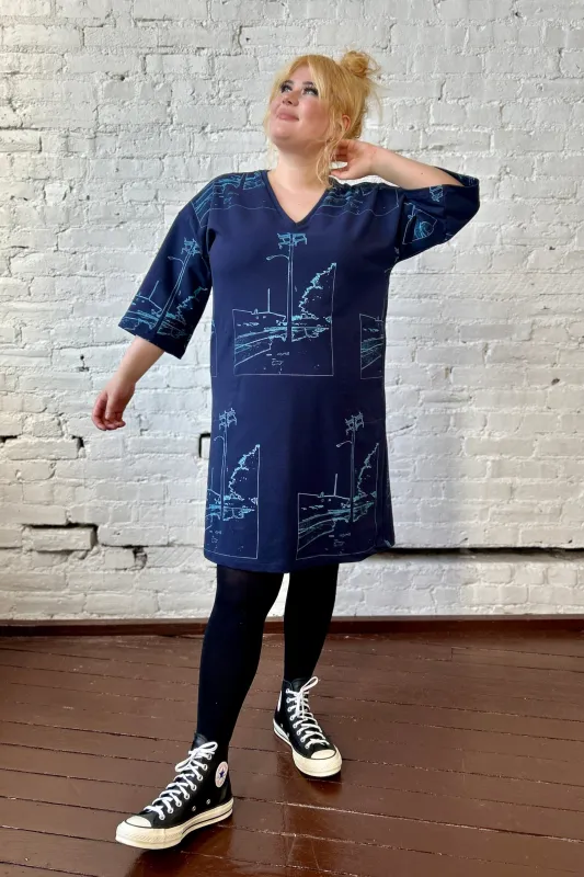 Final Sale Market Tunic - Navy made by Smoking Lily