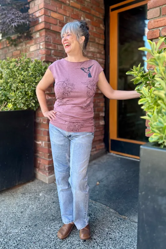 Simple Tee - Heather Rose sold by Smoking Lily