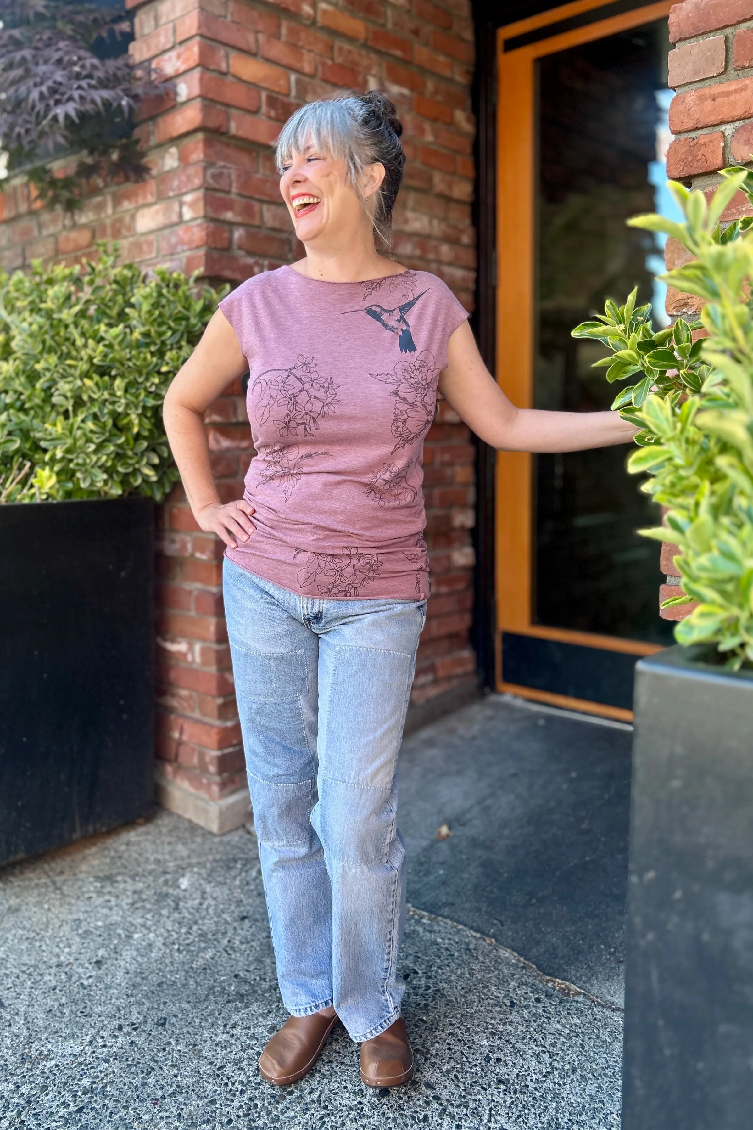 Simple Tee - Heather Rose sold by Smoking Lily