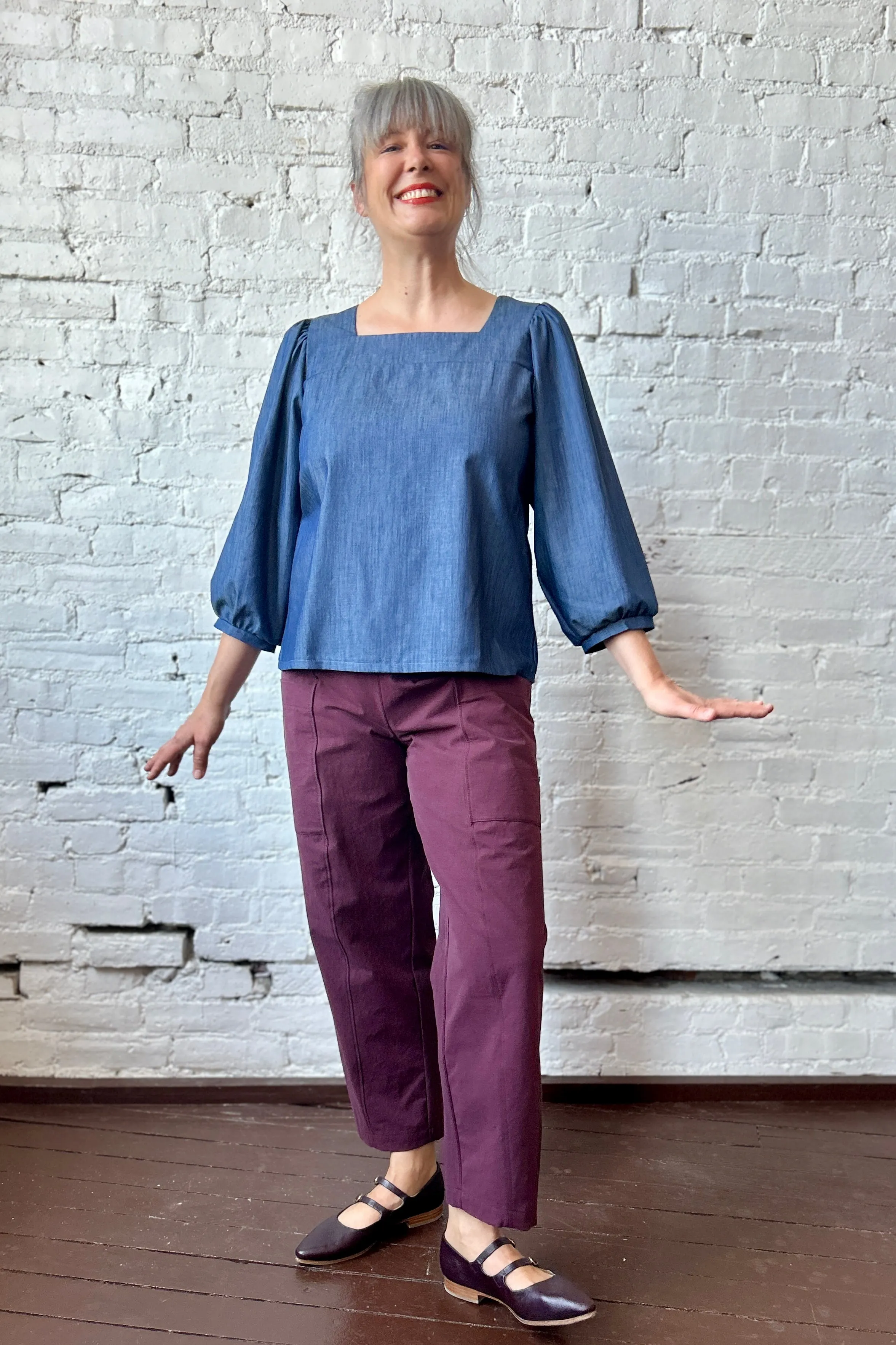 Wren Work Pants - Shiraz sold by Smoking Lily