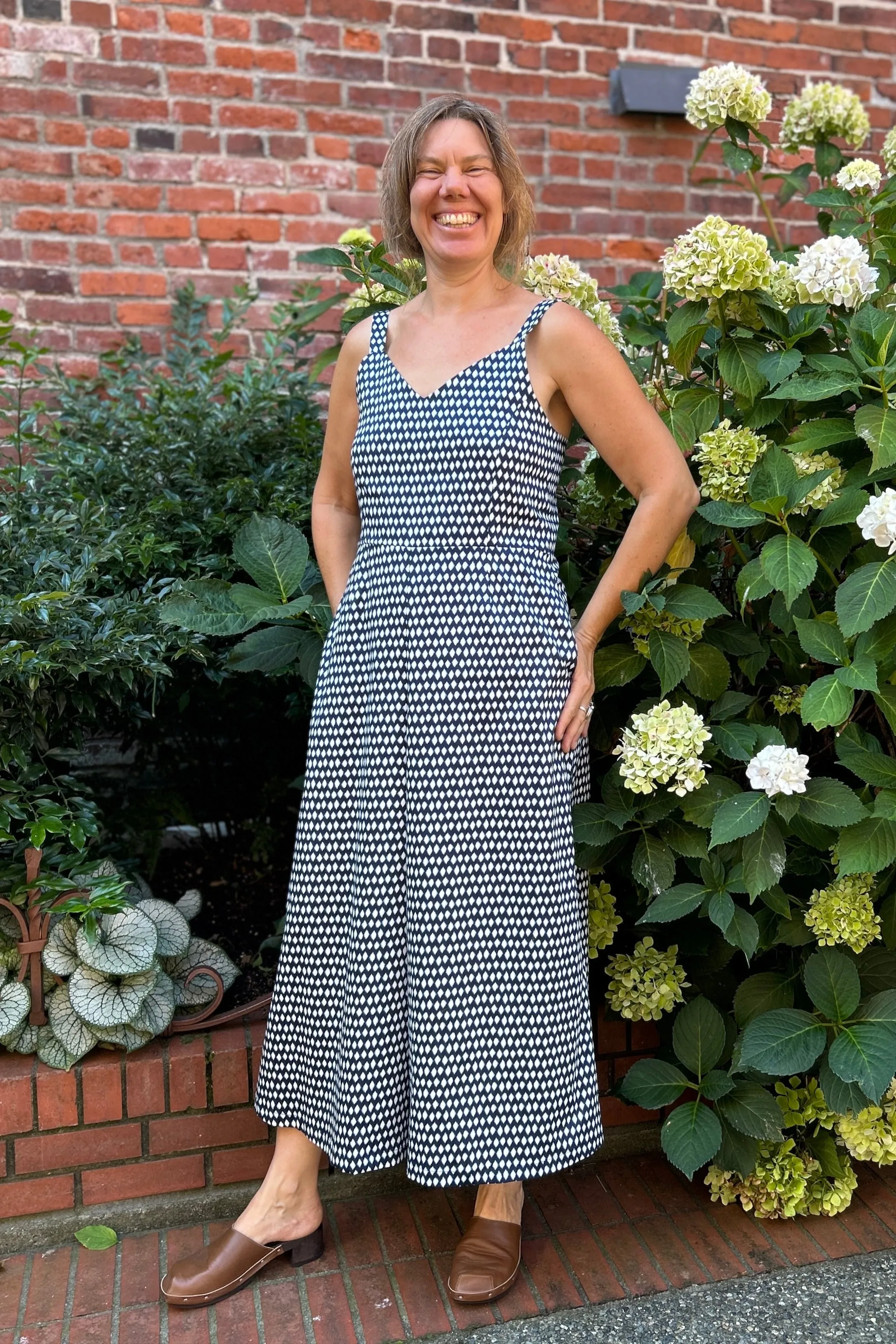 Liberty Jumpsuit - Ikat sold by Smoking Lily