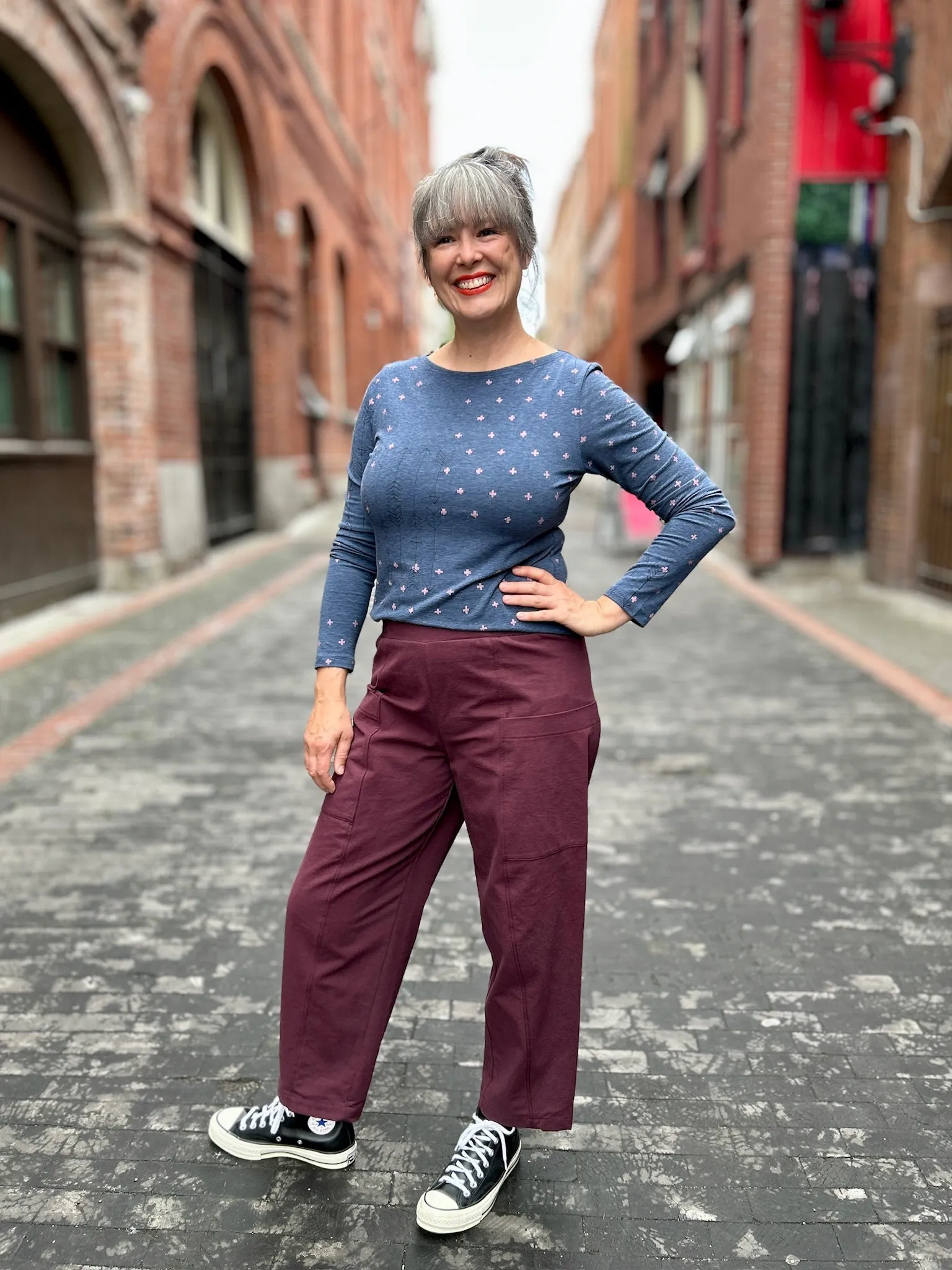 Nanette Top - Blue Lake sold by Smoking Lily product image thumbnail 2