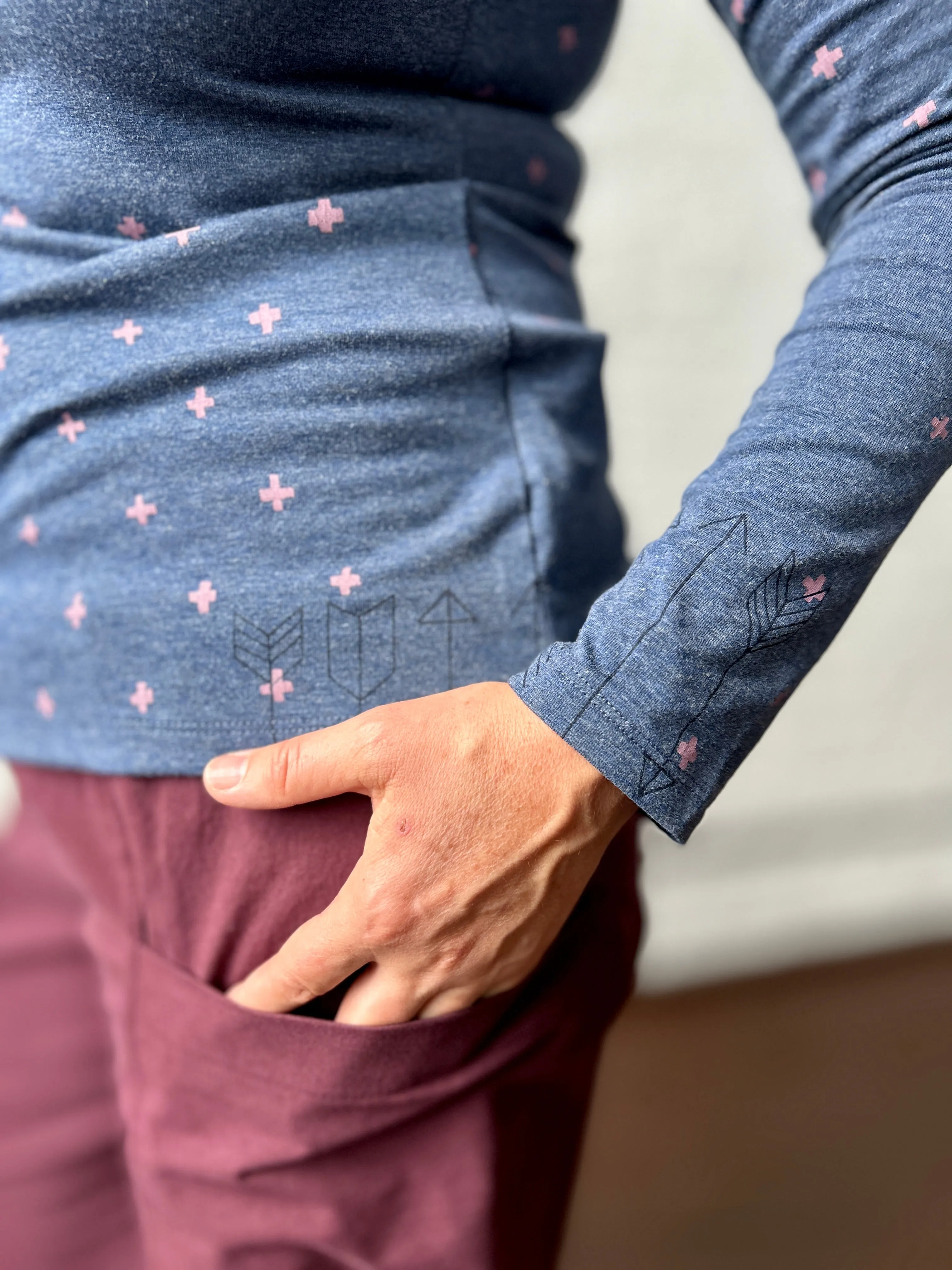 Nanette Top - Blue Lake sold by Smoking Lily product image thumbnail 4