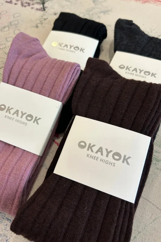 OkayOK Knee High Socks - Wool made by OKAYOK