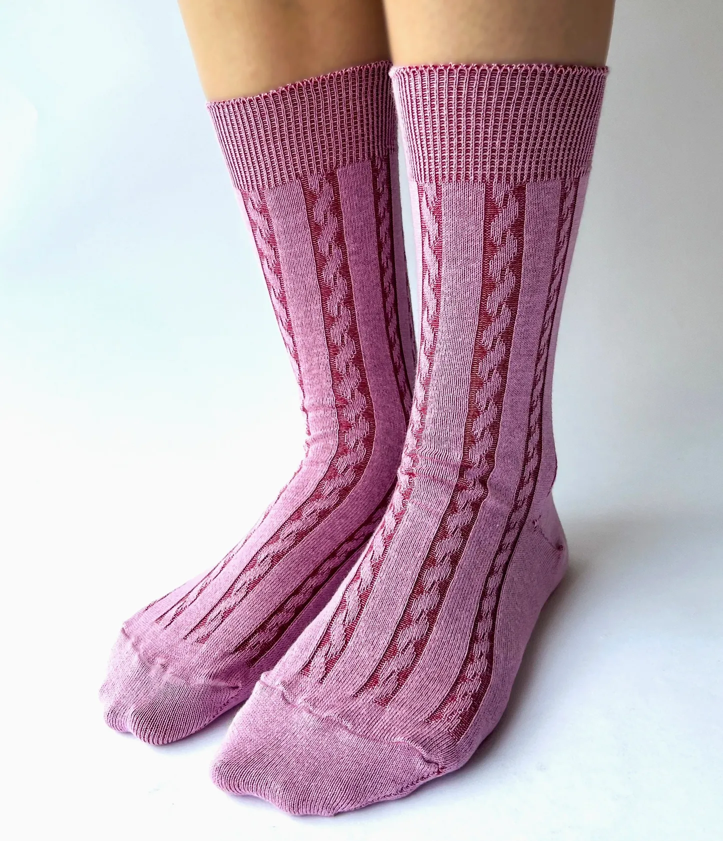OkayOK Dress Socks - Cable sold by Smoking Lily product image thumbnail 5
