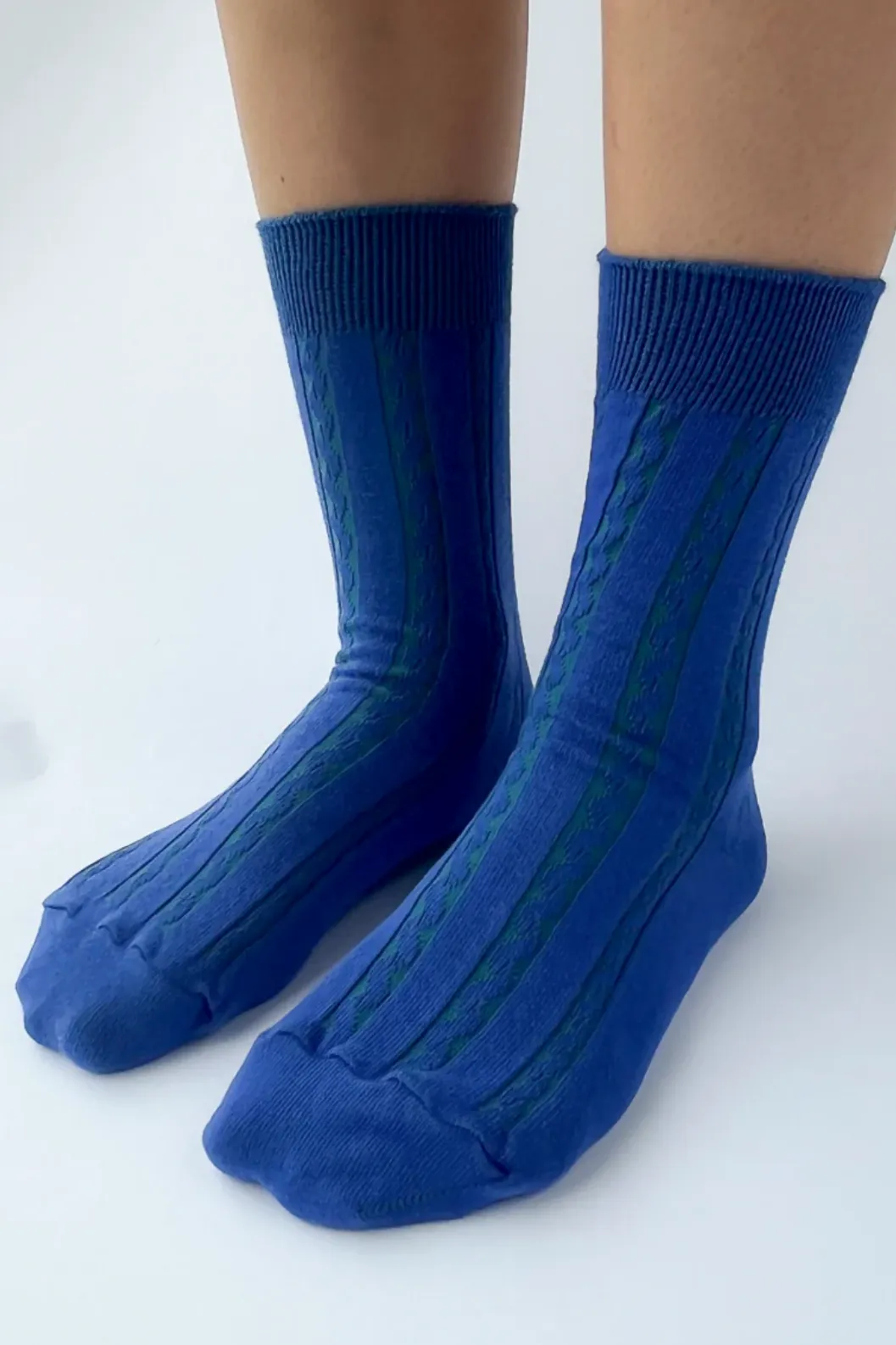 OkayOK Dress Socks - Cable sold by Smoking Lily product image thumbnail 3