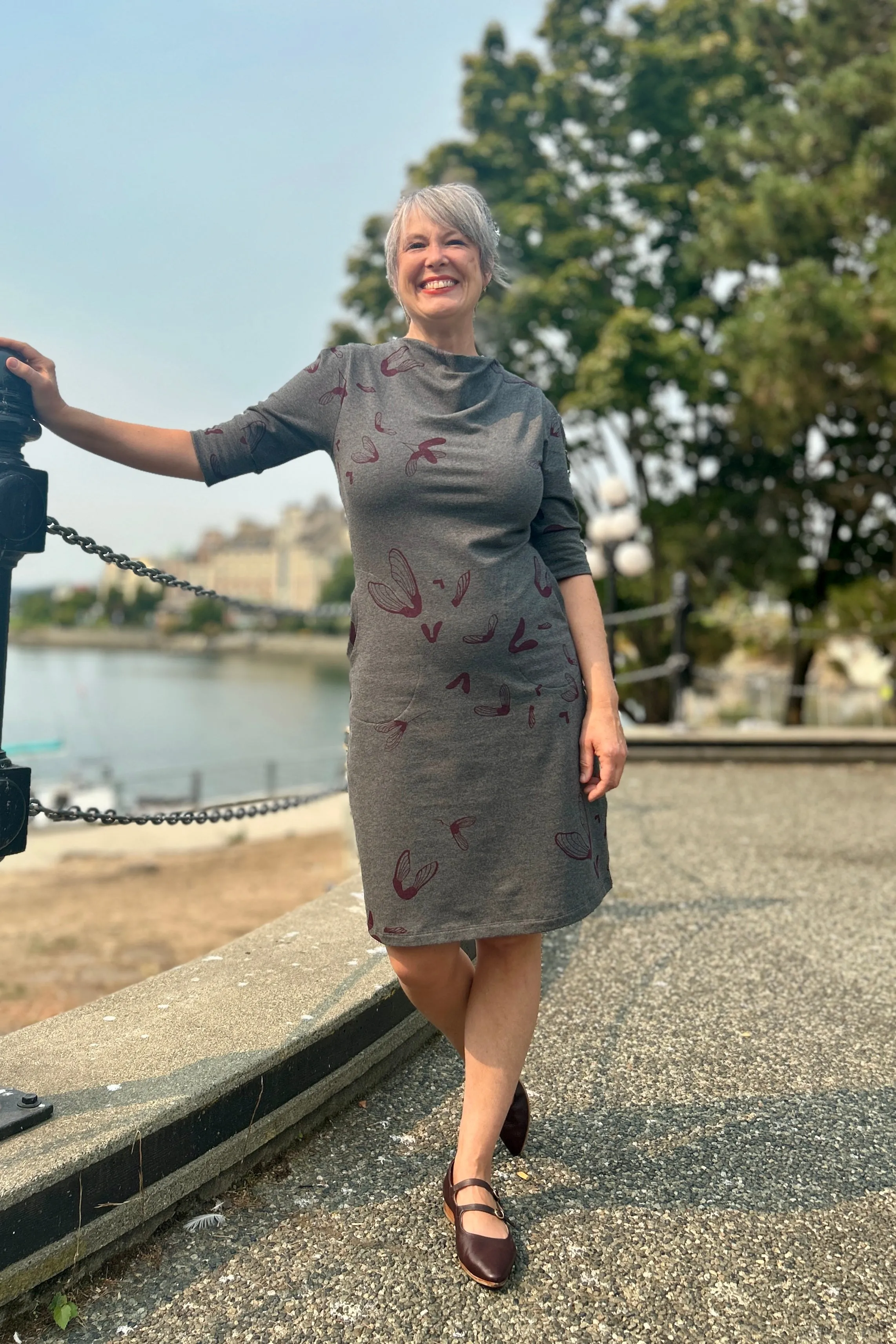 Last Chance XS Only - Point Grey Dress - Grey sold by Smoking Lily product image thumbnail 4