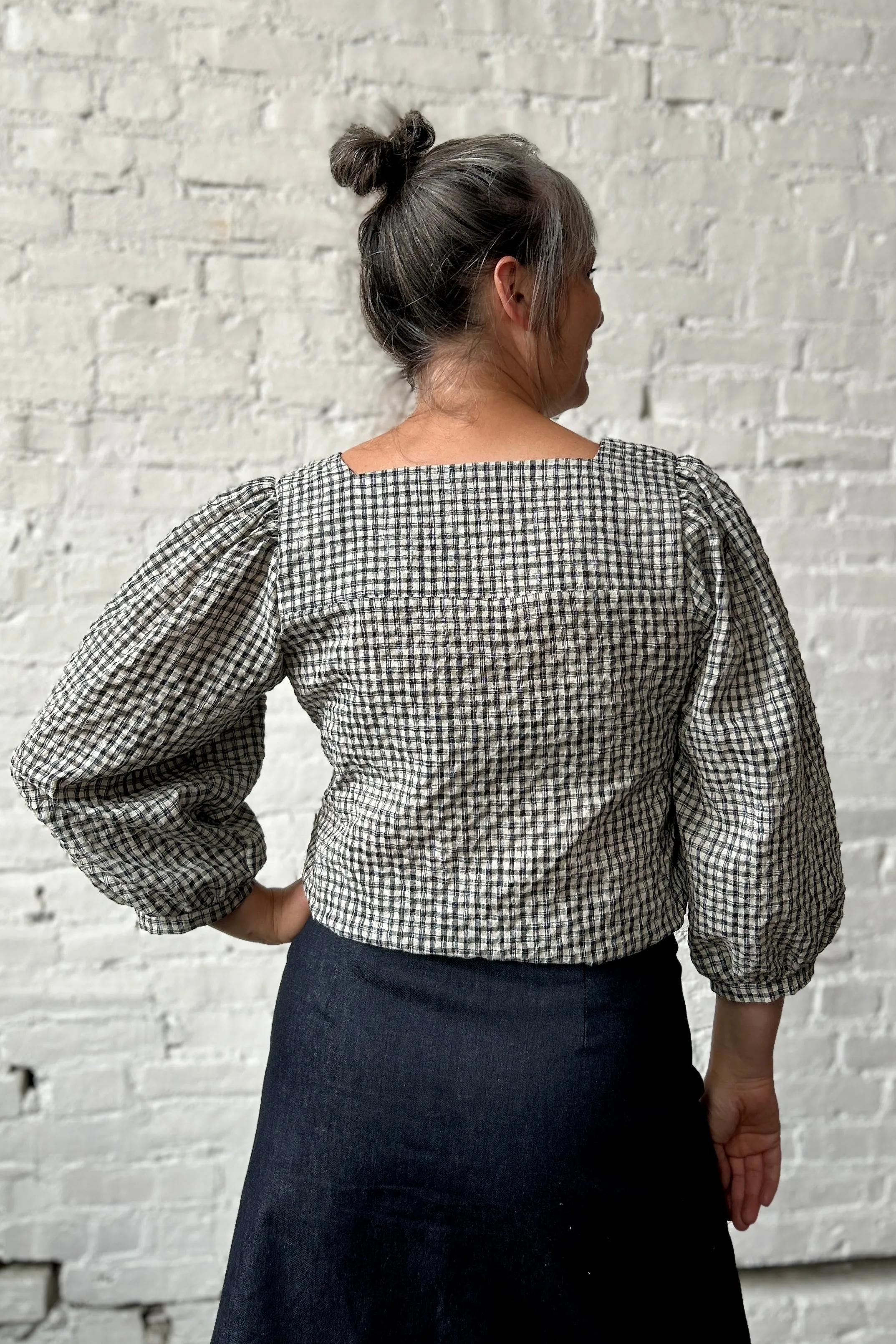 Paska Blouse - Gingham sold by Smoking Lily product image thumbnail 5