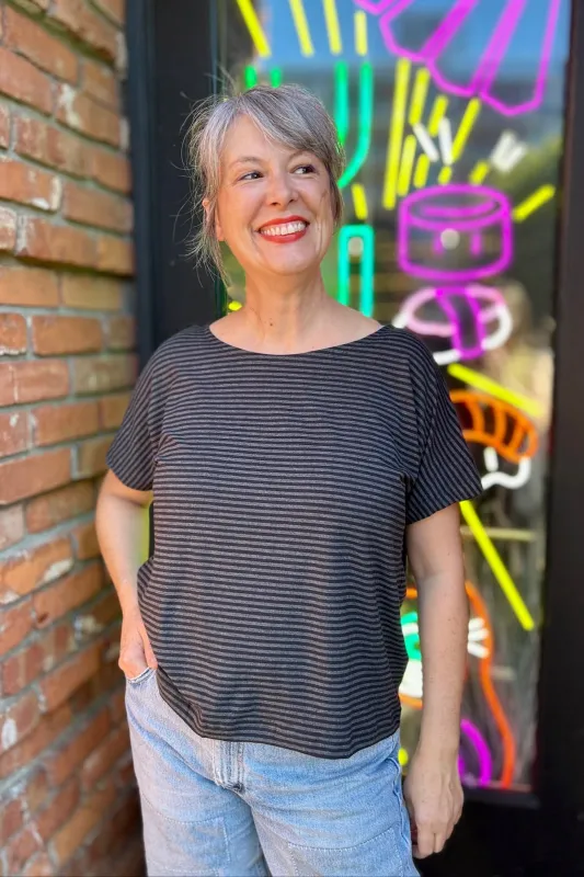 Boatneck Tee sold by Smoking Lily