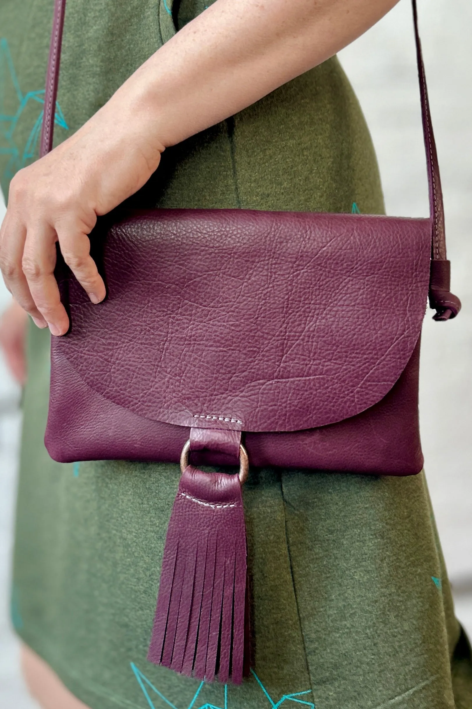 Last Of Sale - Leather Purse with Tassel - Final Sale sold by Smoking Lily