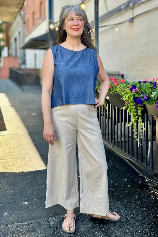 Final Sale Milan Pants - Natural made by Smoking Lily