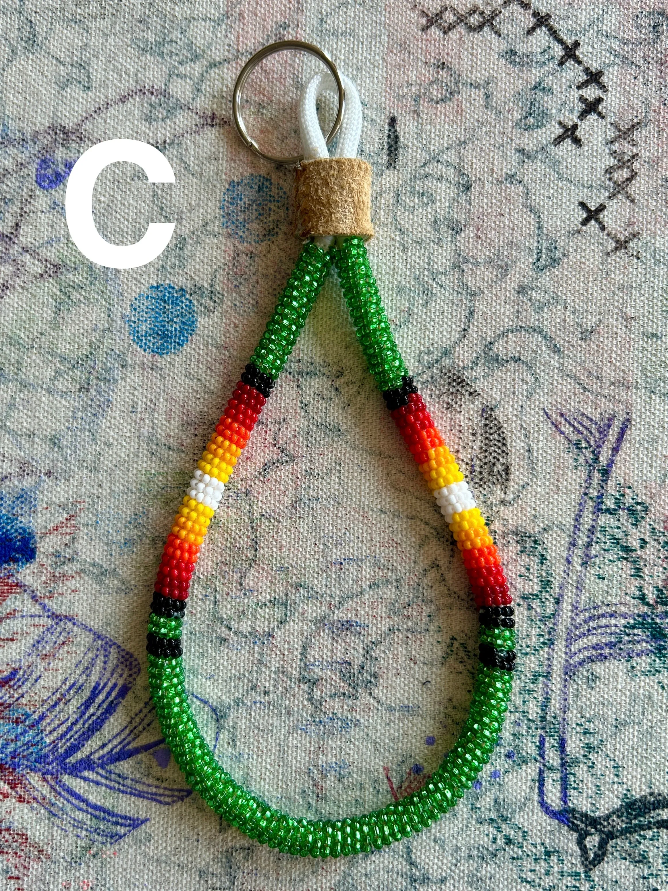 Beaded Keychain sold by Smoking Lily product image thumbnail 5