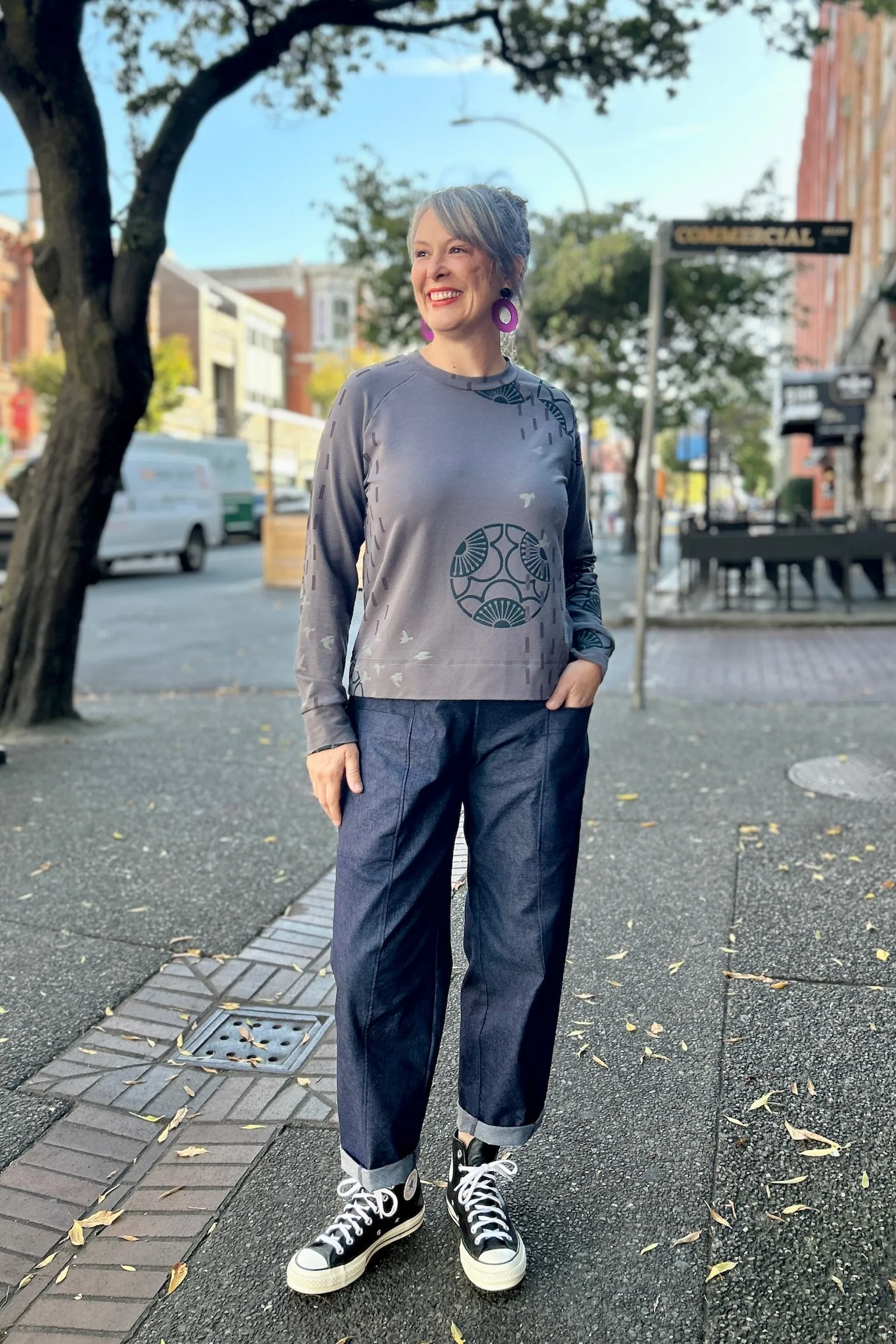 Sea to Sky Sweatshirt - Shadow sold by Smoking Lily product image thumbnail 2