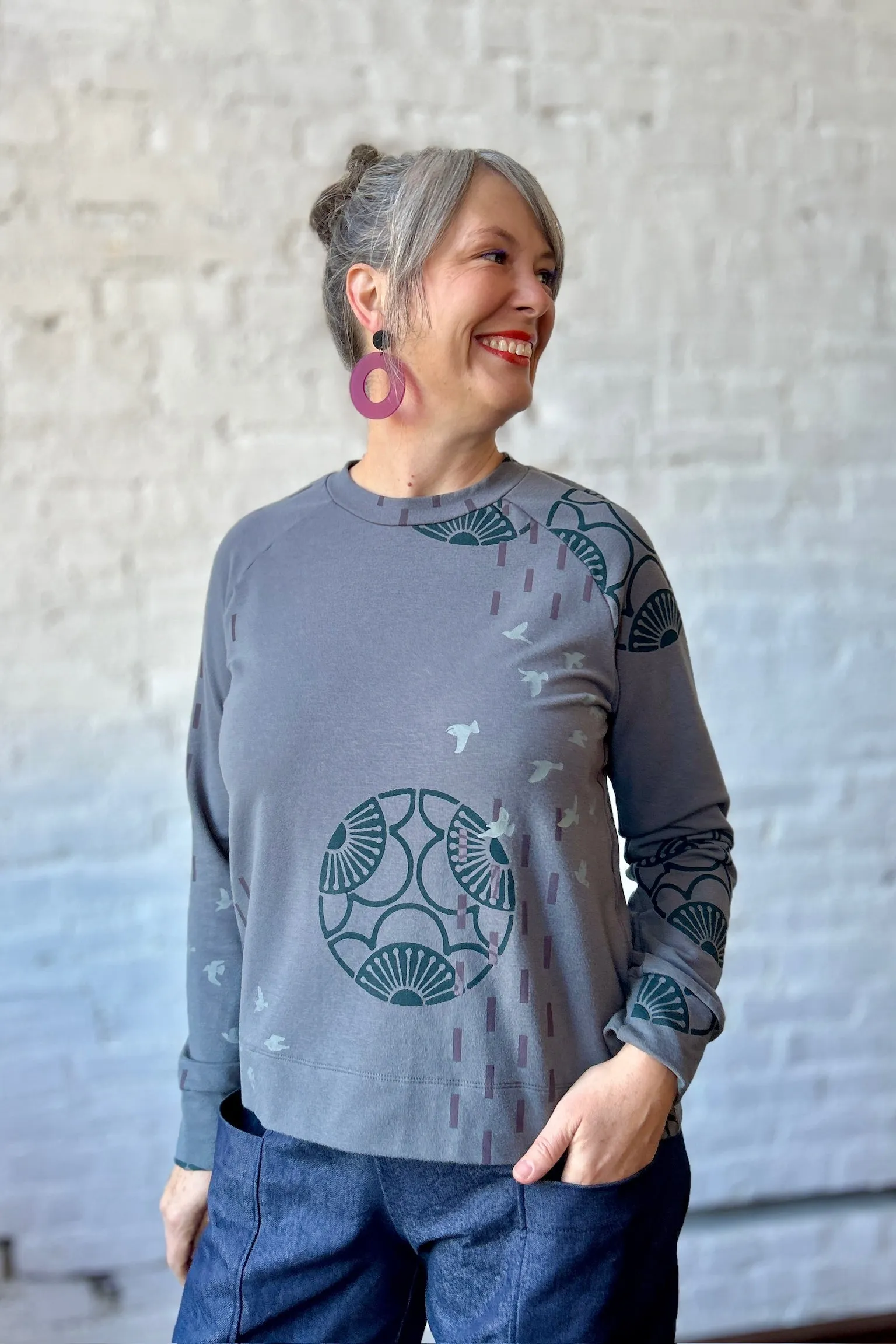 Sea to Sky Sweatshirt - Shadow sold by Smoking Lily product image thumbnail 4