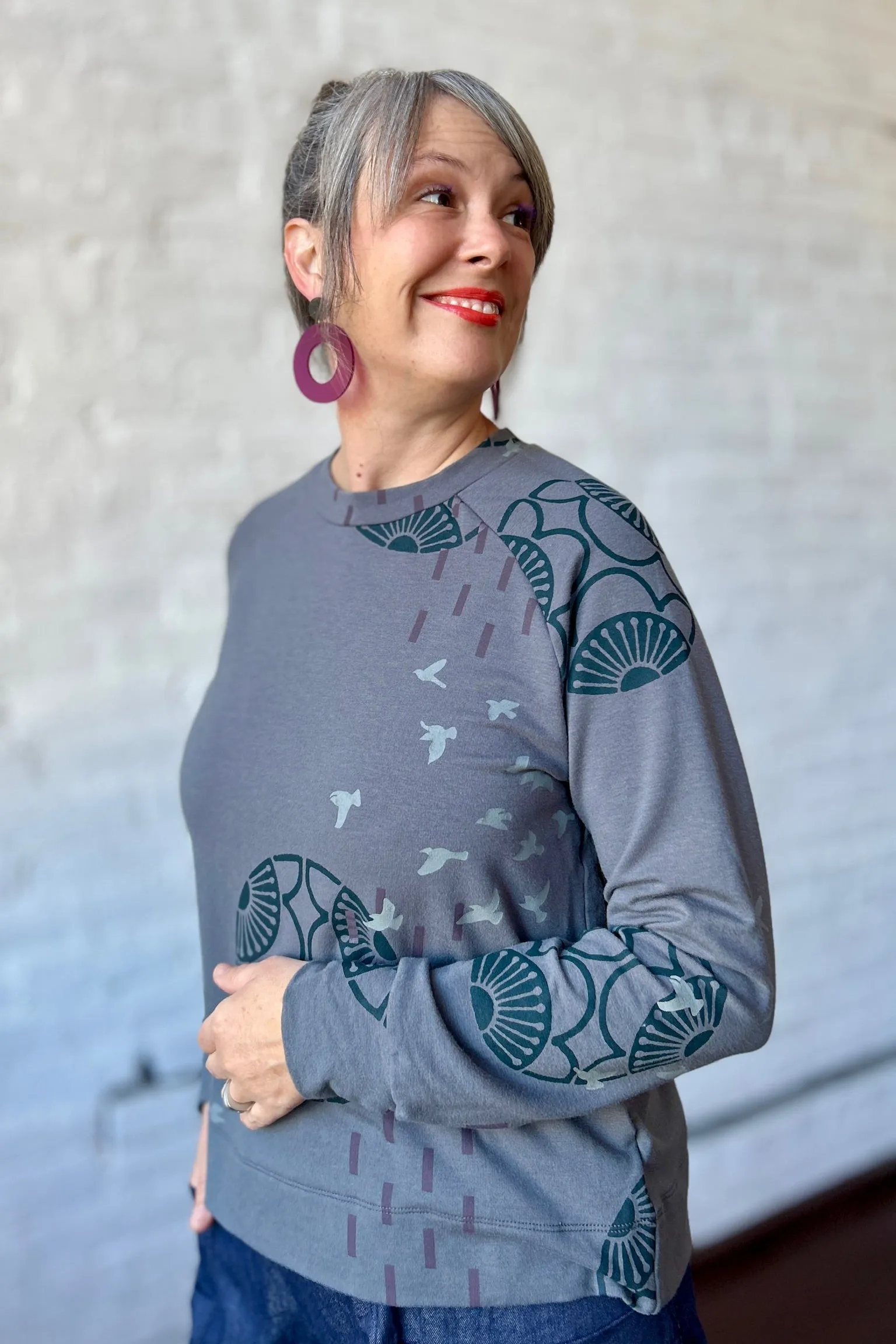 Sea to Sky Sweatshirt - Shadow sold by Smoking Lily product image thumbnail 5