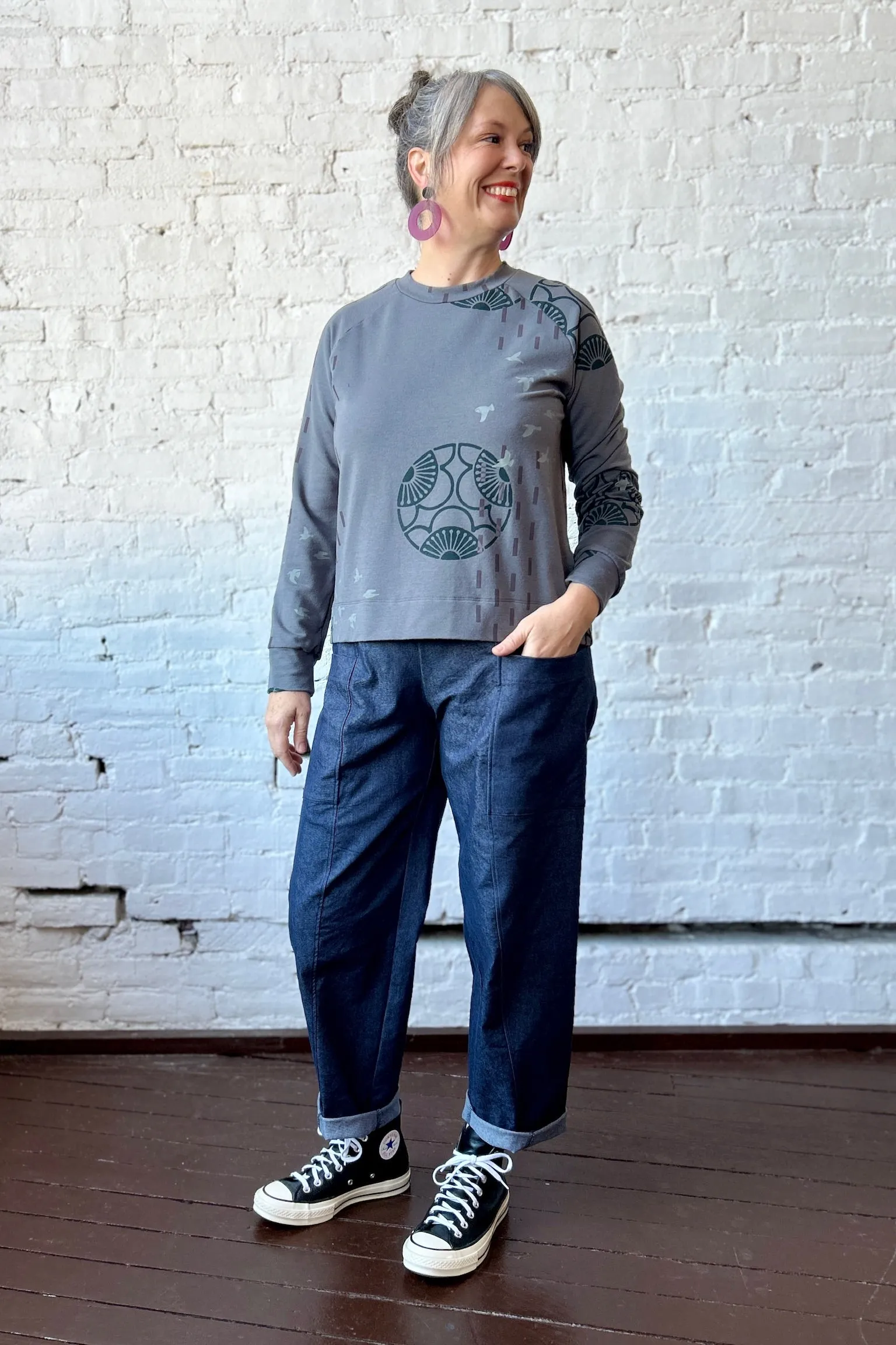 Sea to Sky Sweatshirt - Shadow sold by Smoking Lily product image thumbnail 3