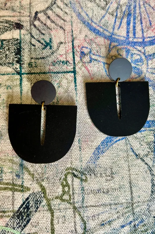 Darlings of Denmark Earring Billie - Black sold by Smoking Lily