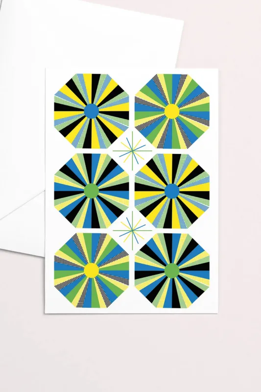 Mezzaluna - Gemstones Card sold by Smoking Lily