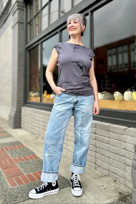 Simple Tee - Shadow sold by Smoking Lily