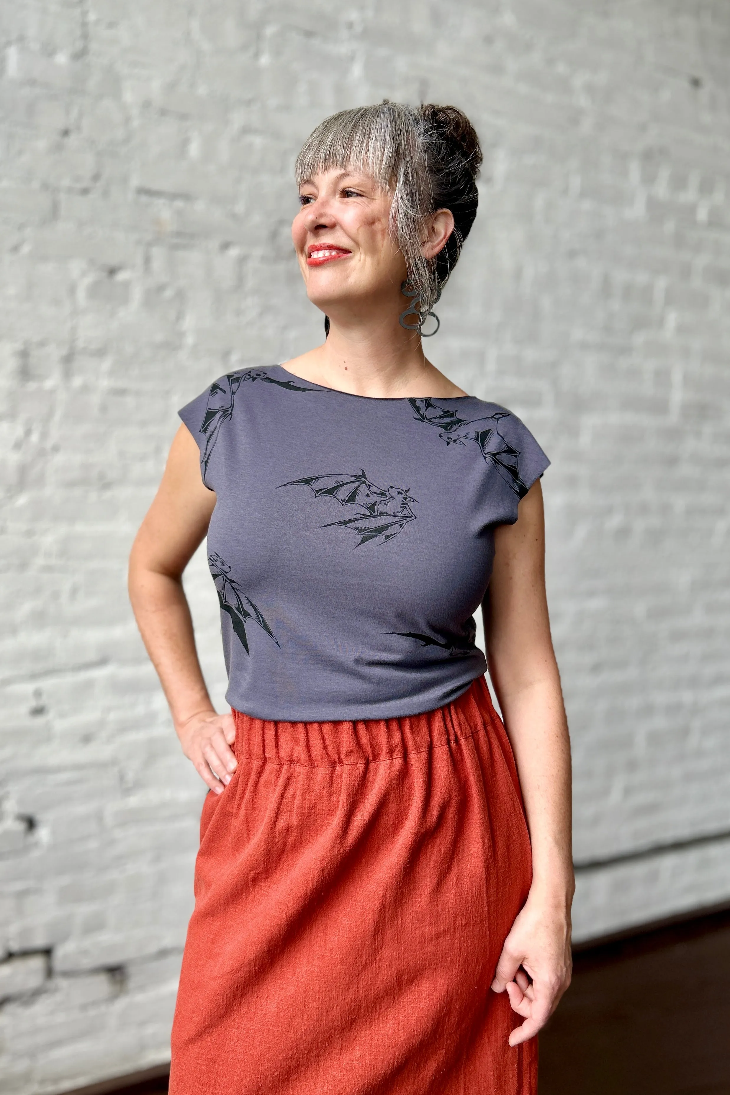 Simple Tee - Shadow sold by Smoking Lily product image thumbnail 4