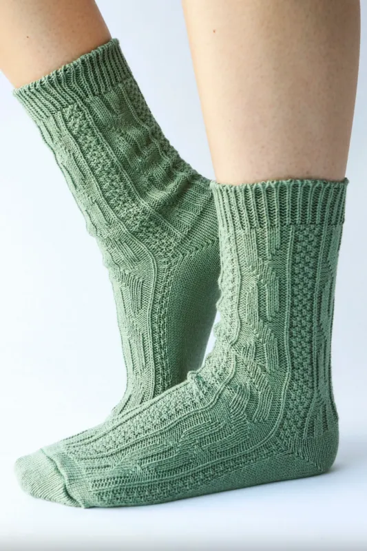 OkayOK Jenny Crew Socks sold by Smoking Lily