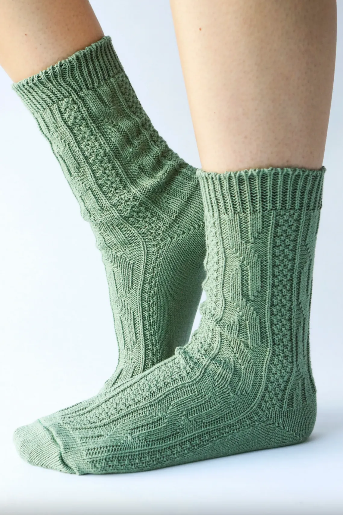 OkayOK Jenny Crew Socks sold by Smoking Lily