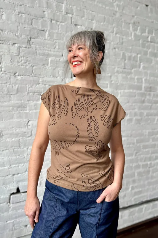 Olympia Top - Americano sold by Smoking Lily