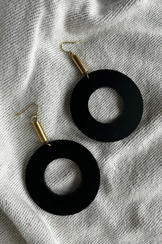 Darlings of Denmark Earring Lida-Black sold by Smoking Lily