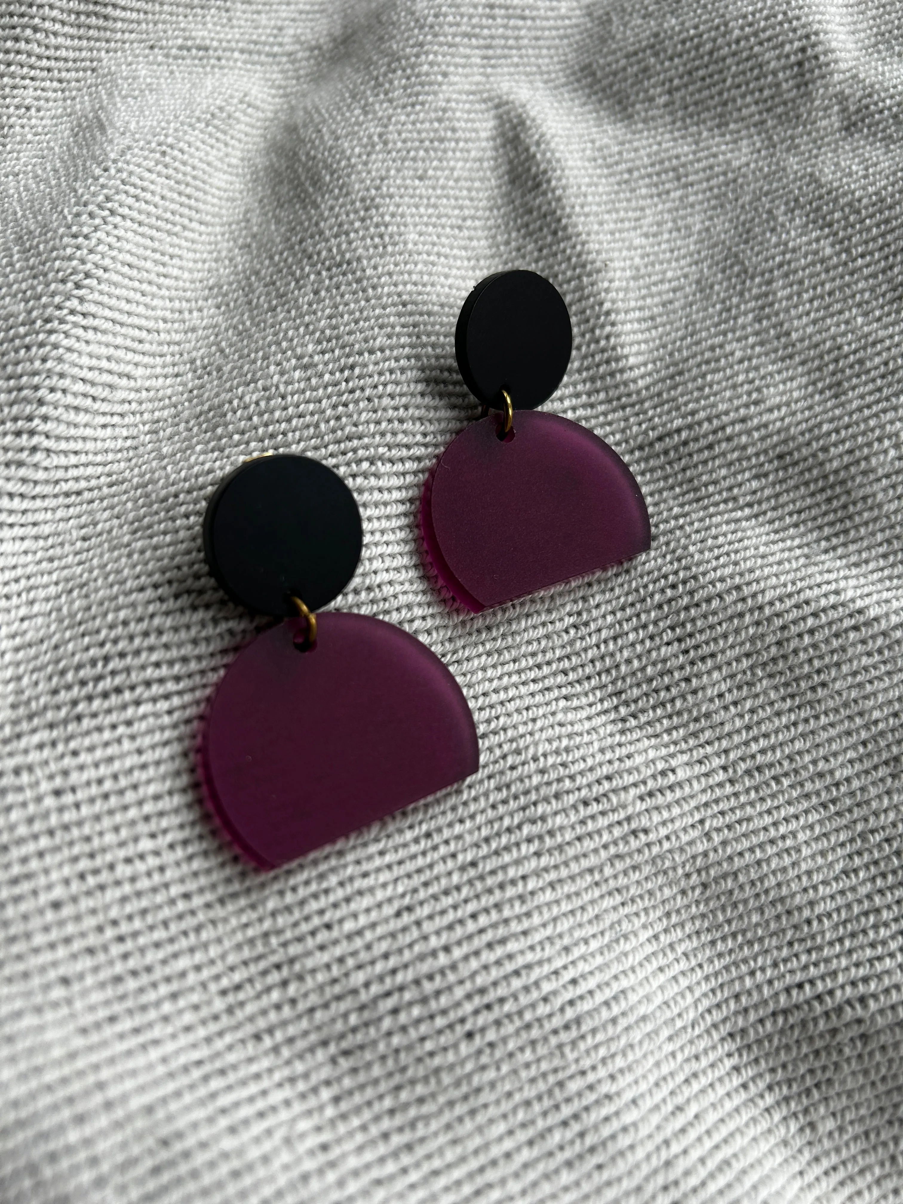 Darlings of Denmark Earring Kala-Plum-S sold by Smoking Lily product image thumbnail 2