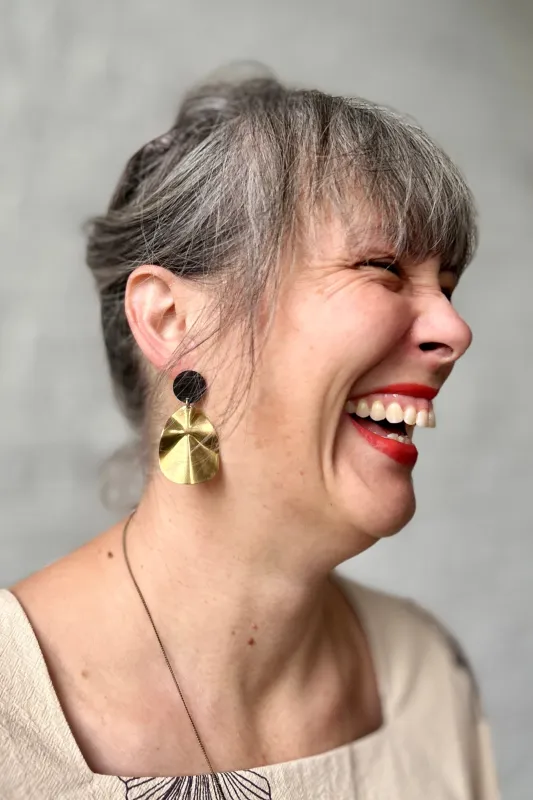 Darlings of Denmark Earrings Stina-Black sold by Smoking Lily