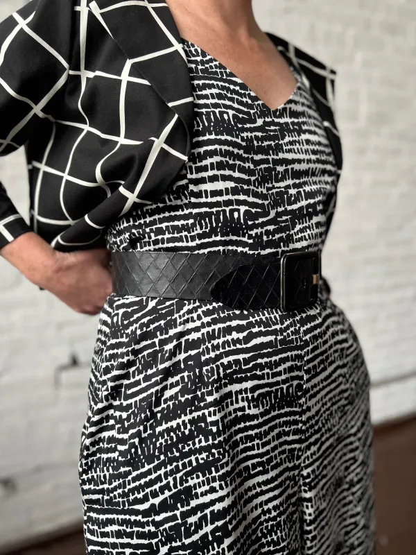 Makani Belt - Black Large Weave sold by Smoking Lily