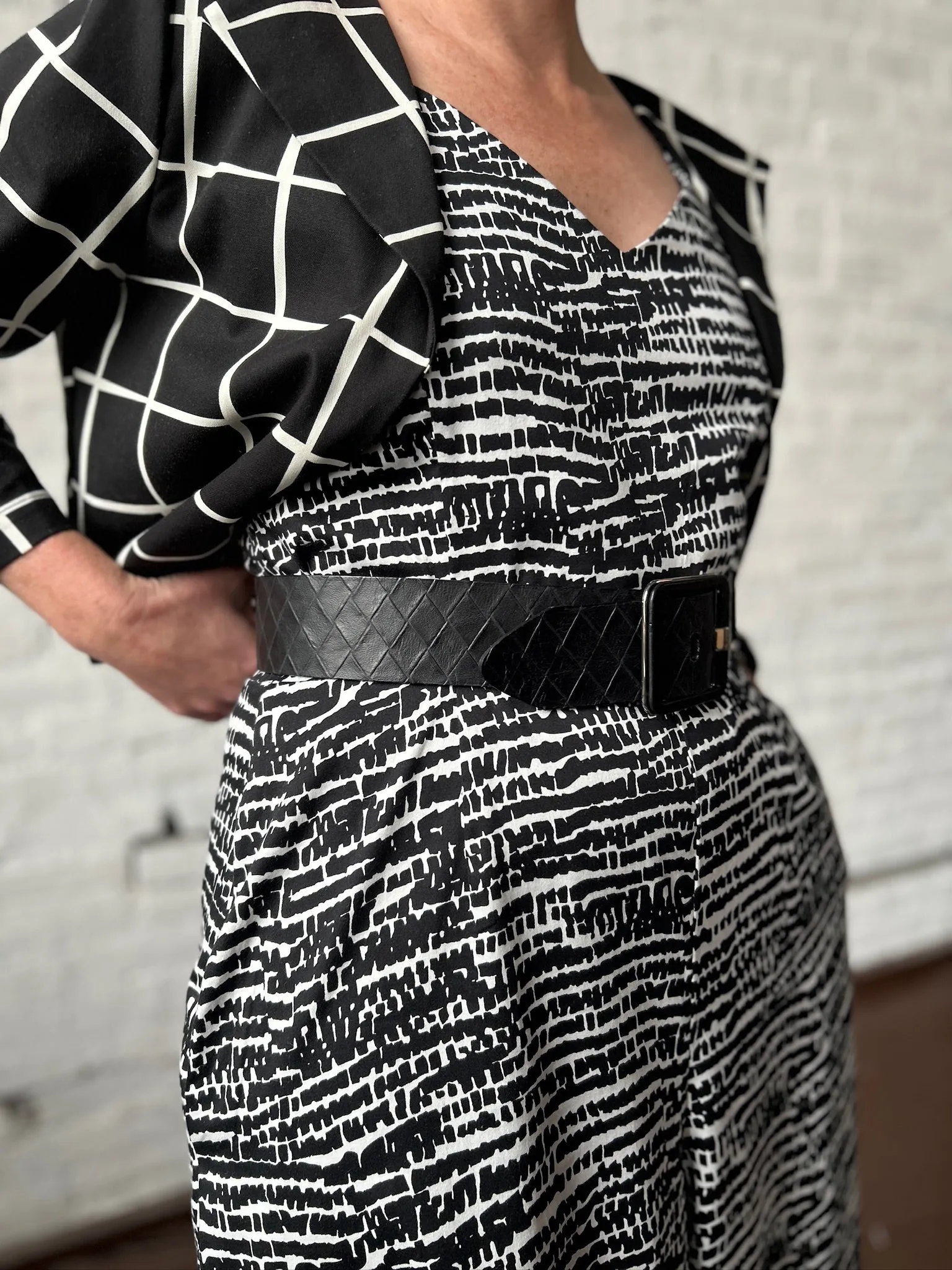 Makani Belt - Black Large Weave sold by Smoking Lily