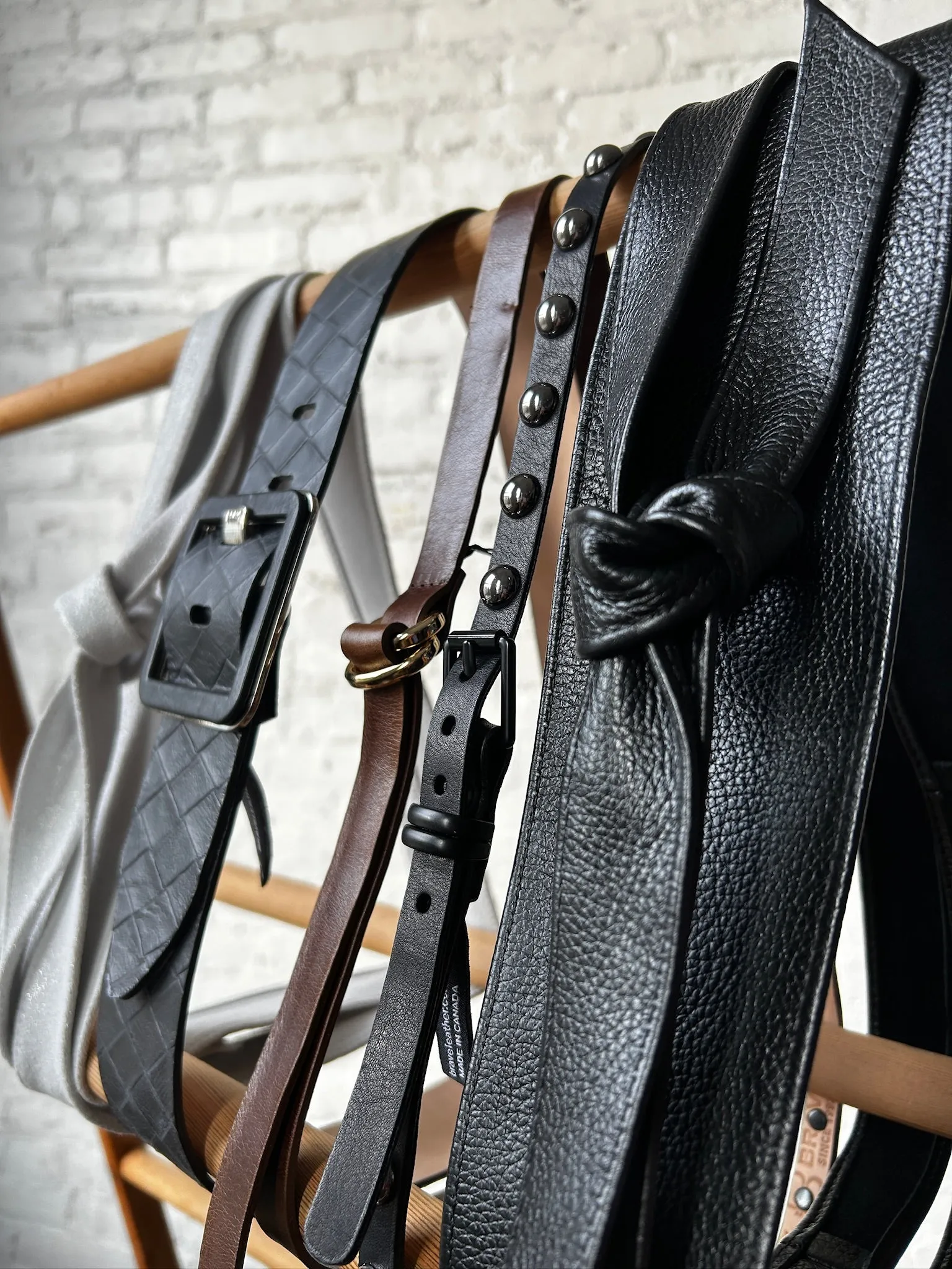 Makani Belt - Black Large Weave sold by Smoking Lily product image thumbnail 4