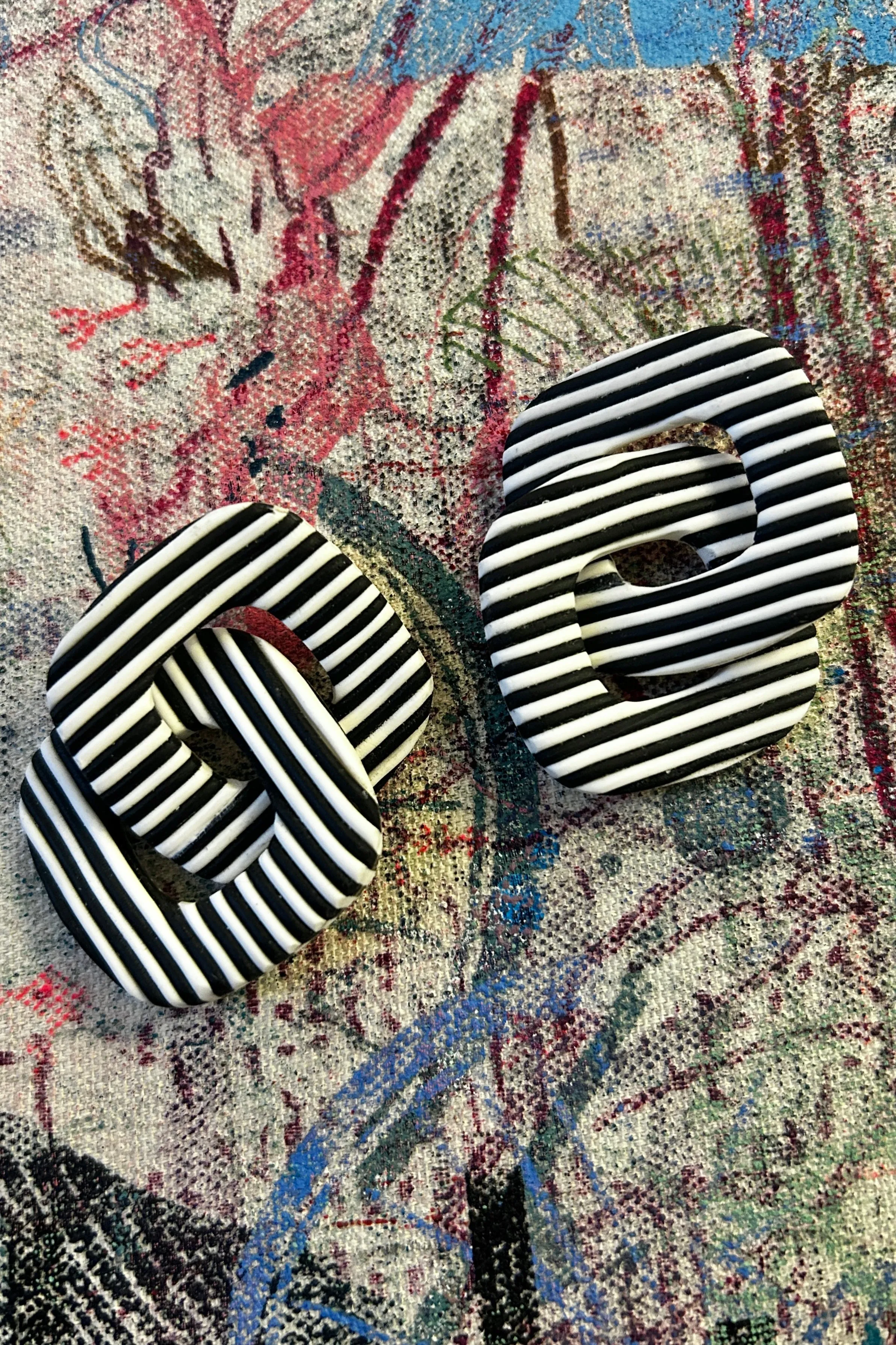 Studio 2255 Earring - Eos Stripe - Final Sale sold by Smoking Lily product image thumbnail 2