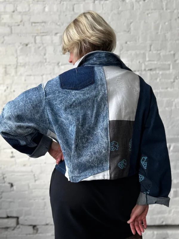 Work+Shop Denim Salvage x Smoking Lily Jacket made by Smoking Lily