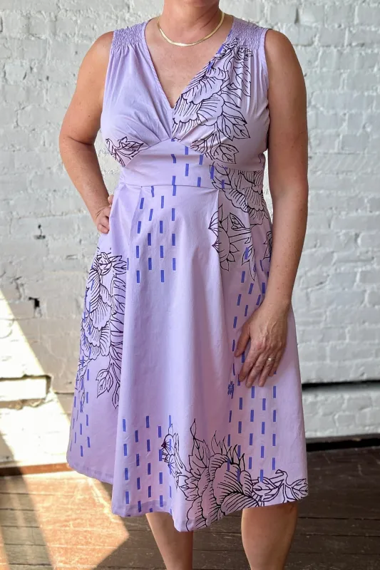 One of a Few - Last of Sale - Kapow Dress - Peony Bouquet- L - Final Sale made by Smoking Lily