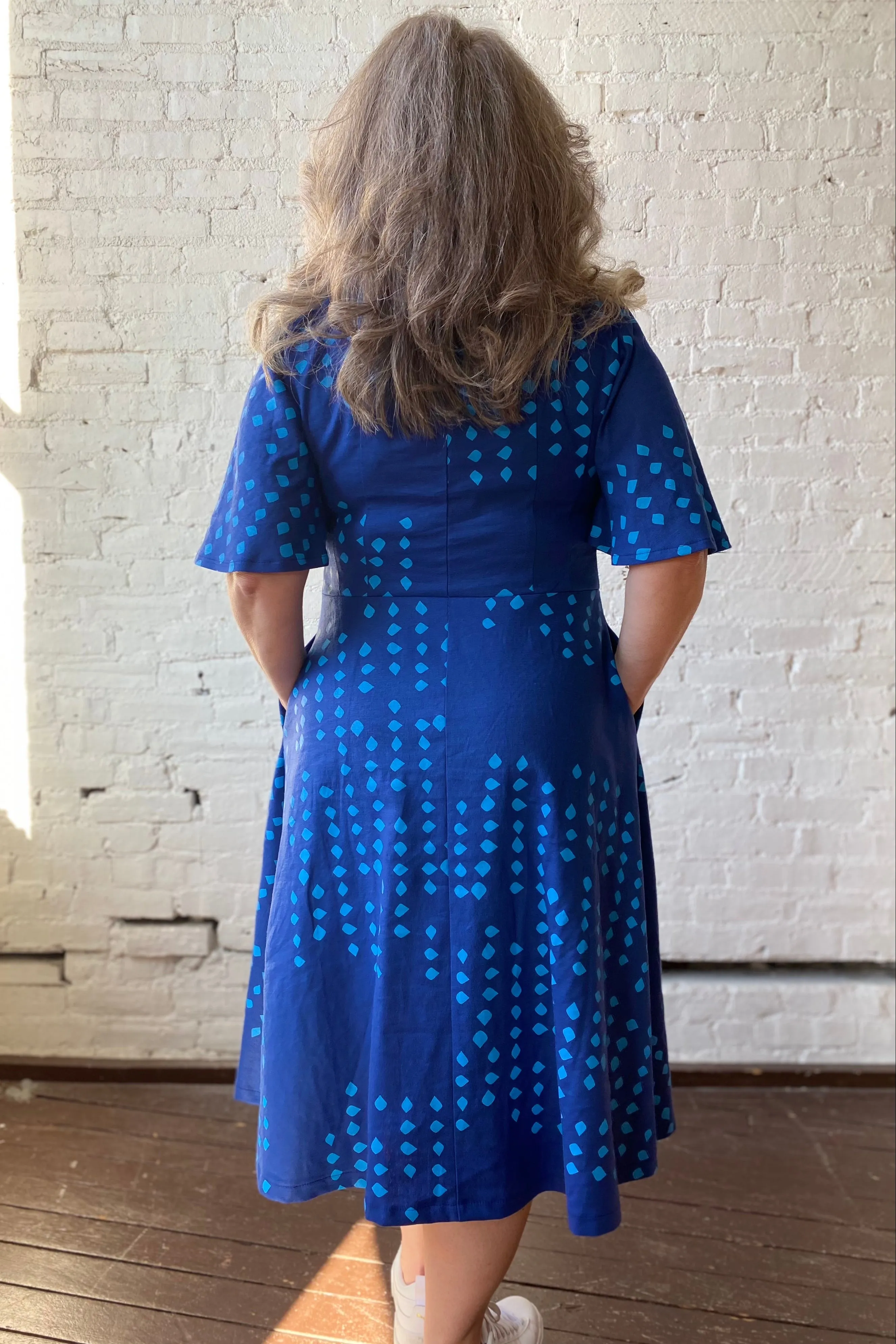 One of a Few - Sample Sale - Blue Reunion Dress L - Final Sale sold by Smoking Lily product image thumbnail 2