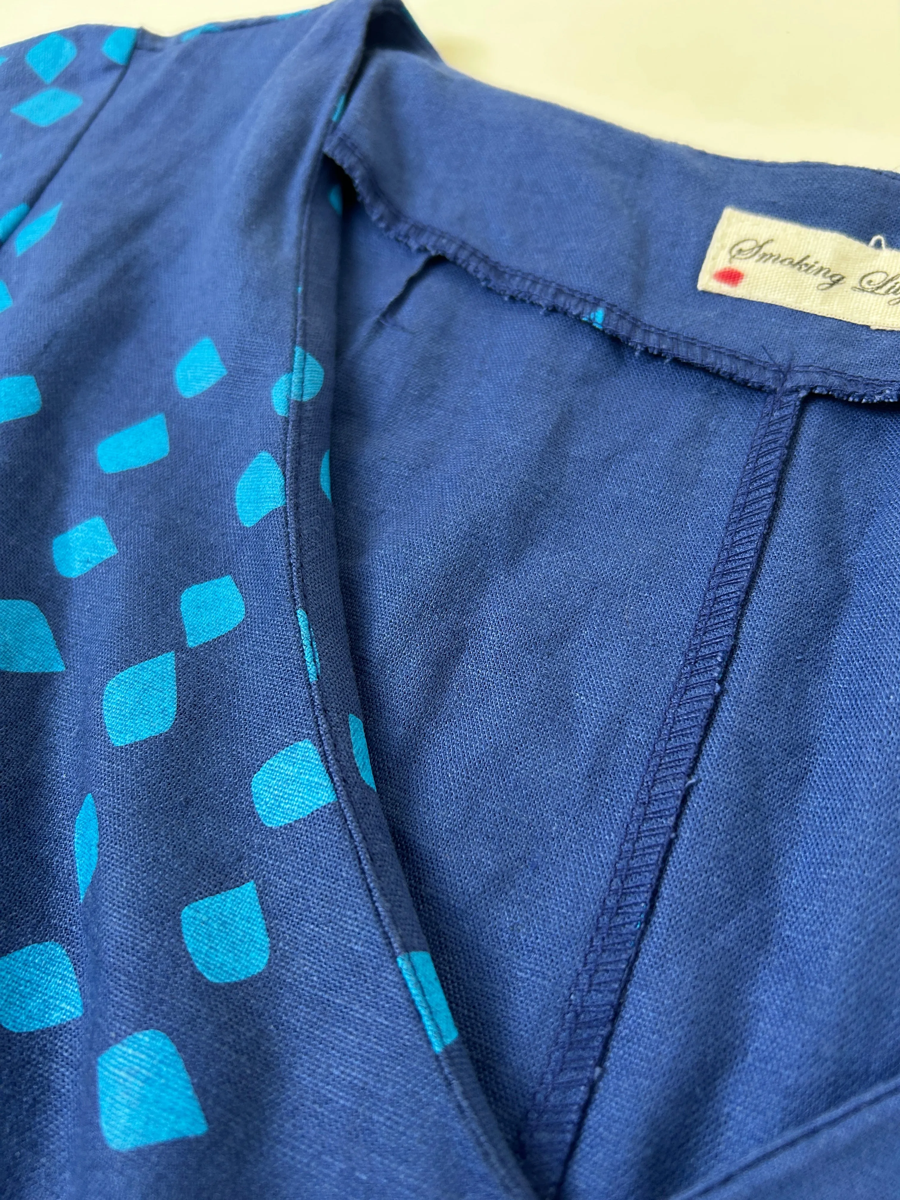 One of a Few - Sample Sale - Blue Reunion Dress L - Final Sale sold by Smoking Lily product image thumbnail 4