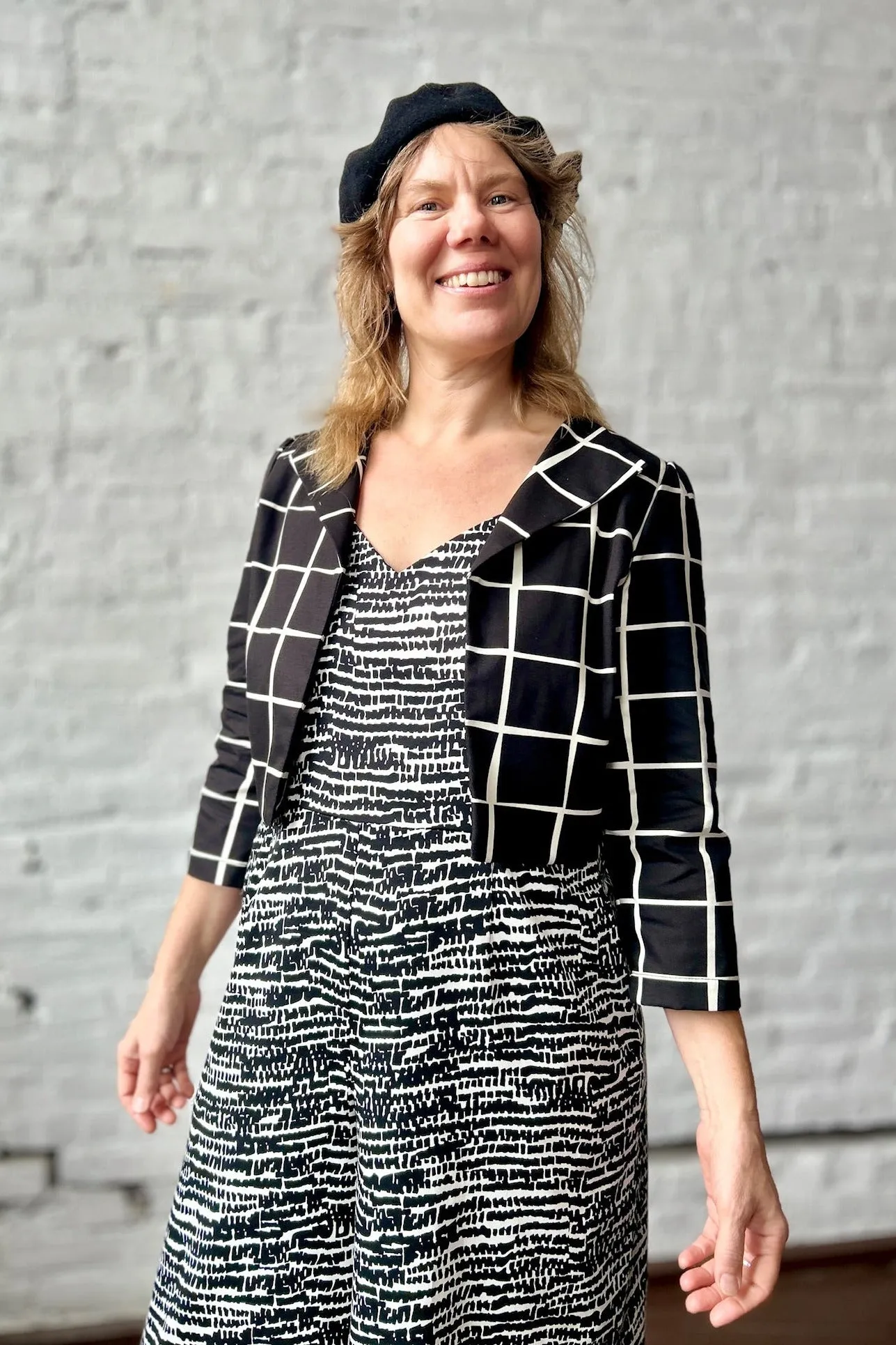 One of a Few - Sample Sale - Windowpane Audra Jacket - Final Sale sold by Smoking Lily